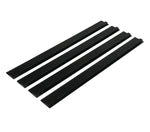 ProX XSQ-SKIRTHOOKX4 Stage Skirt Hook Profile Bar with Integrated Hook-and-Loop Strip - 4 Pack by ProX Live Performance Gear