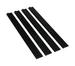 ProX XSQ-SKIRTHOOKX4 Stage Skirt Hook Profile Bar with Integrated Hook-and-Loop Strip - 4 Pack by ProX Live Performance Gear