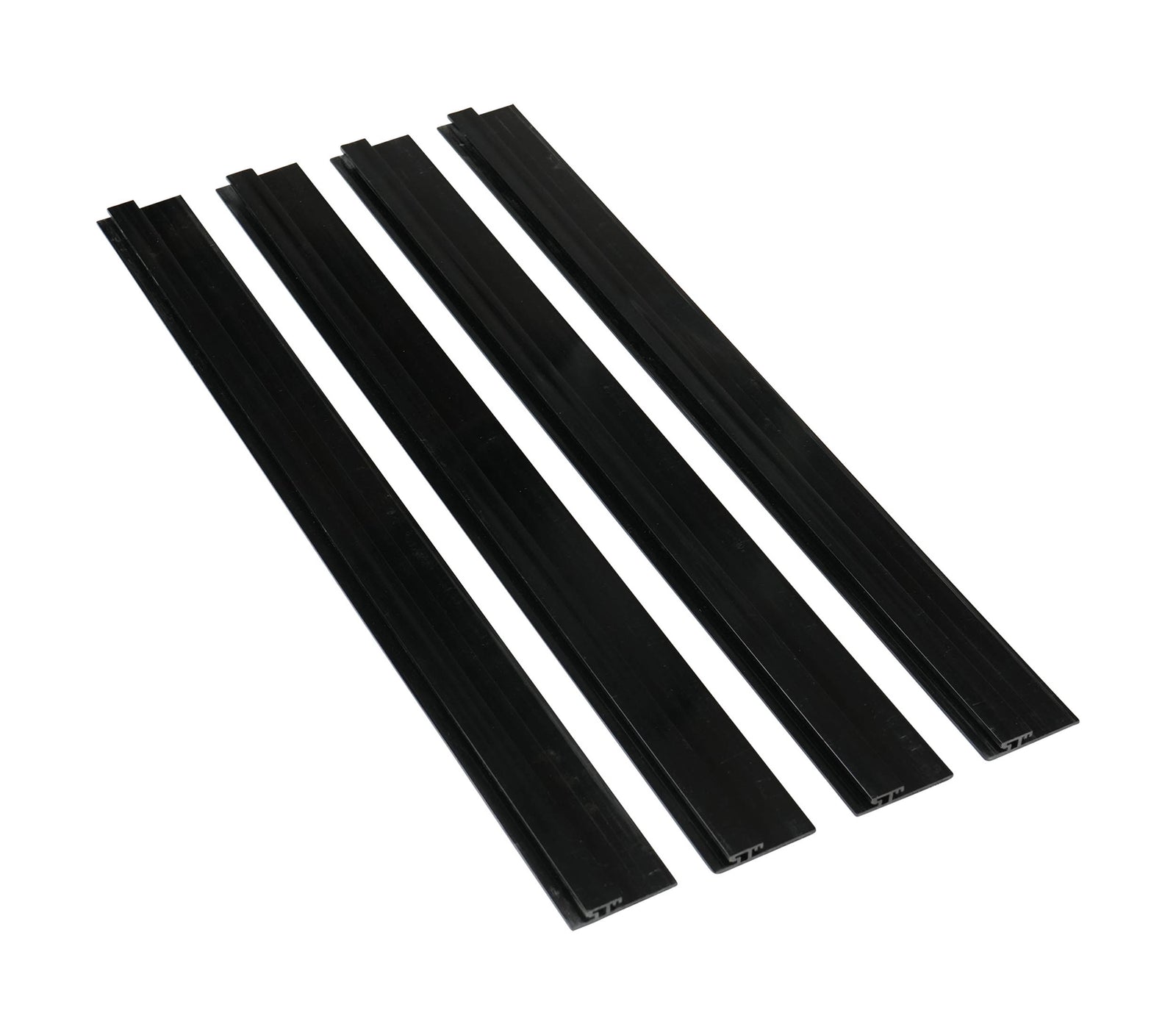 ProX XSQ-SKIRTHOOKX4 Stage Skirt Hook Profile Bar with Integrated Hook-and-Loop Strip - 4 Pack by ProX Live Performance Gear