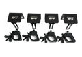 ProX XT-TCLEDMATEBLKX4 Set of 4 Direct LED Video Panel to 2" Truss Pipe Clamps by ProX Live Performance Gear