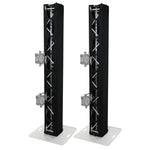 ProX XTC-SQ984TRIRAP BLKX2 Pair of 3-Sided Box Truss Black Scrim Cover Set with Carry Bag by ProX Live Performance Gear