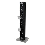 ProX XTC-SQ984TRIRAP BLKX2 Pair of 3-Sided Box Truss Black Scrim Cover Set with Carry Bag by ProX Live Performance Gear