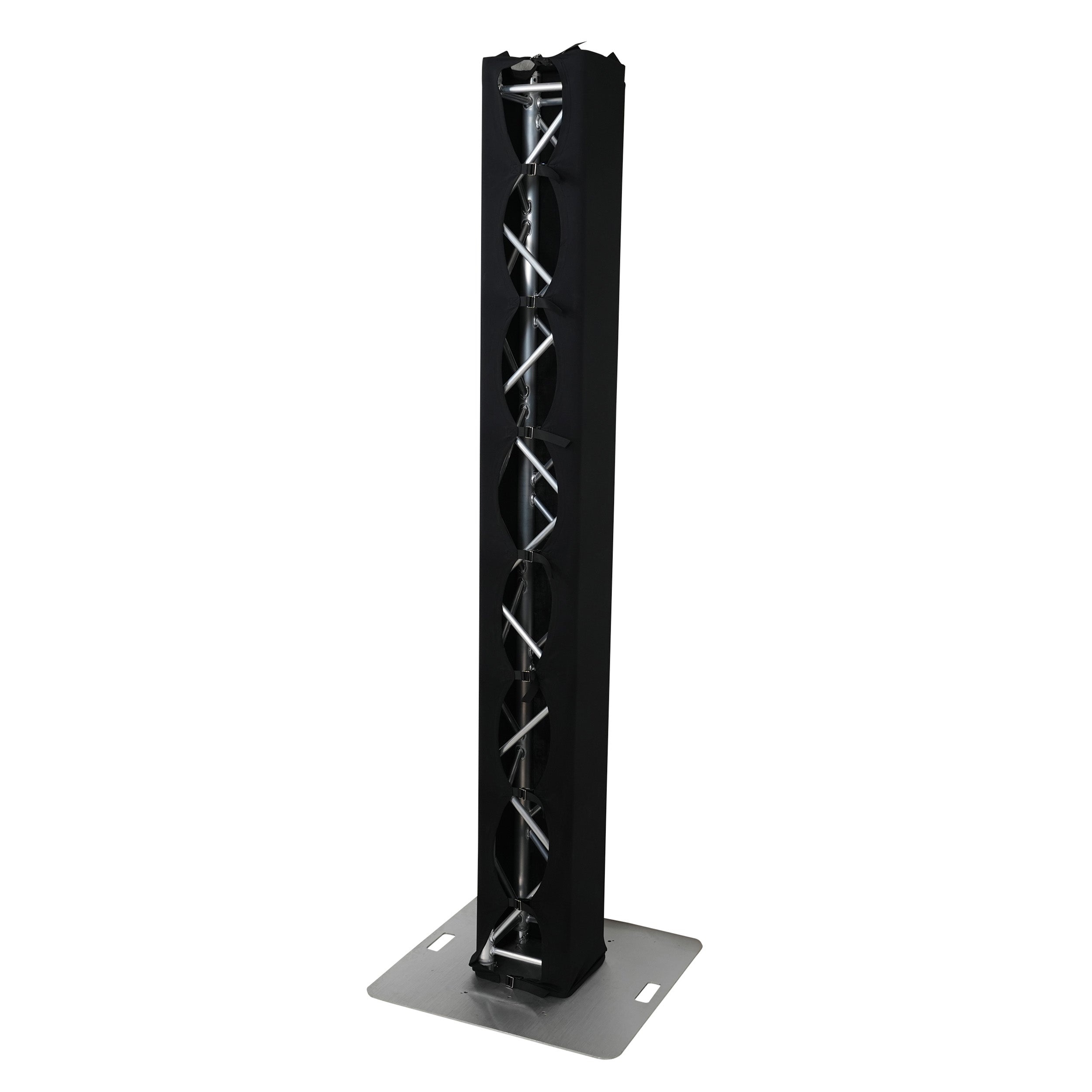 ProX XTC-SQ984TRIRAP BLKX2 Pair of 3-Sided Box Truss Black Scrim Cover Set with Carry Bag by ProX Live Performance Gear