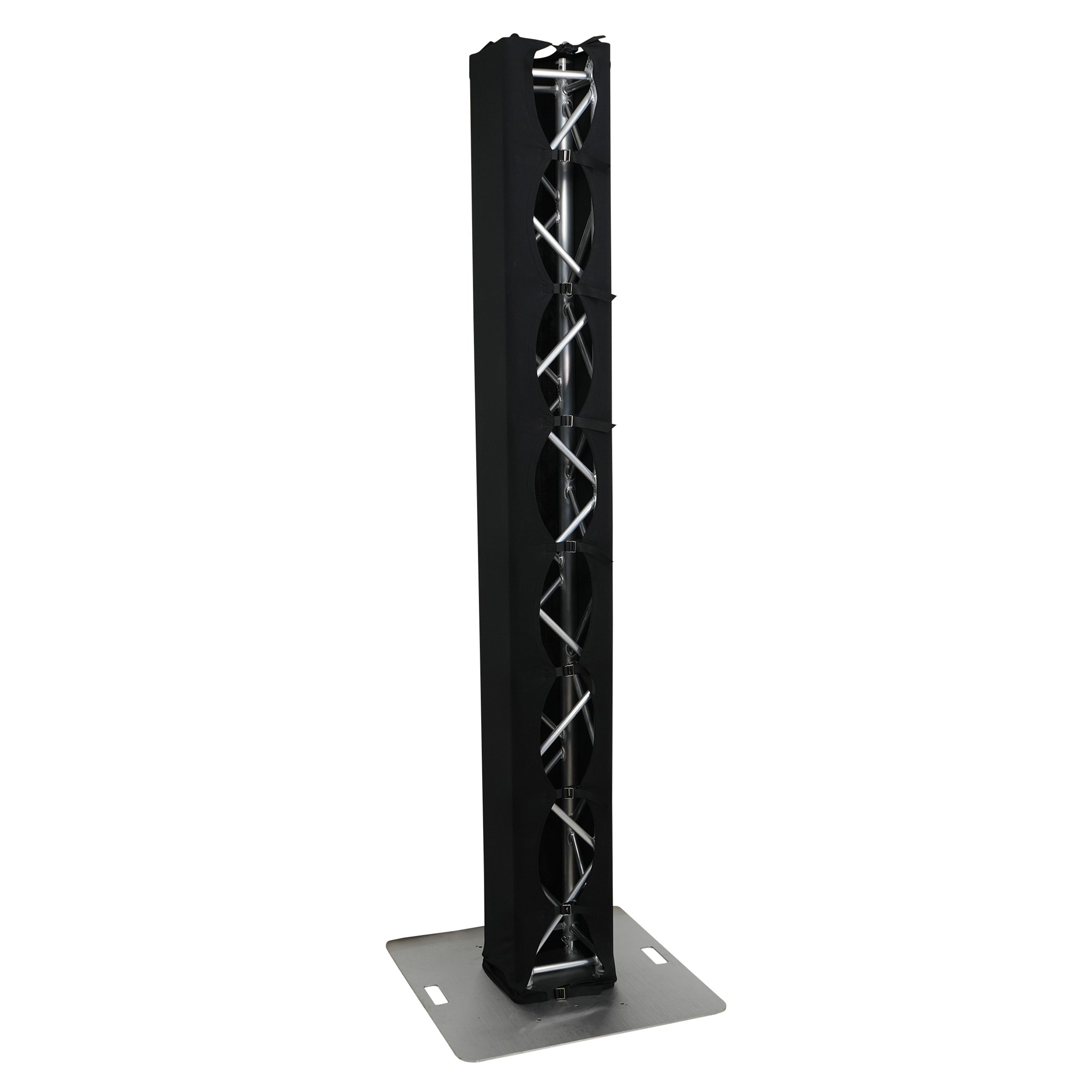 ProX XTC-SQ984TRIRAP BLKX2 Pair of 3-Sided Box Truss Black Scrim Cover Set with Carry Bag by ProX Live Performance Gear
