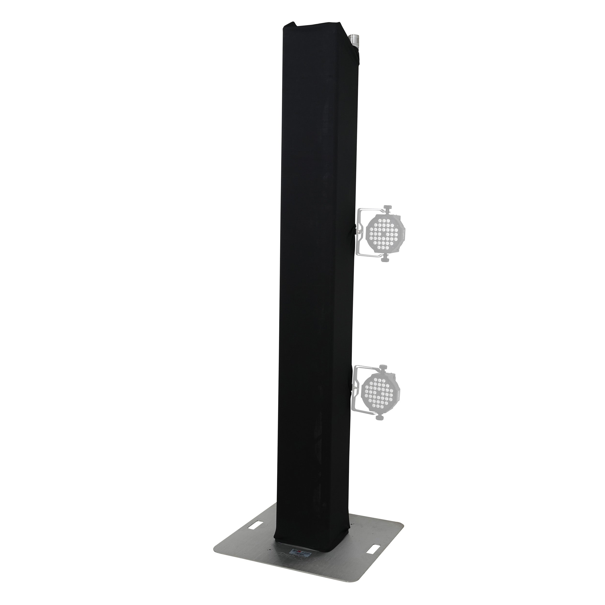 ProX XTC-SQ984TRIRAP BLKX2 Pair of 3-Sided Box Truss Black Scrim Cover Set with Carry Bag by ProX Live Performance Gear