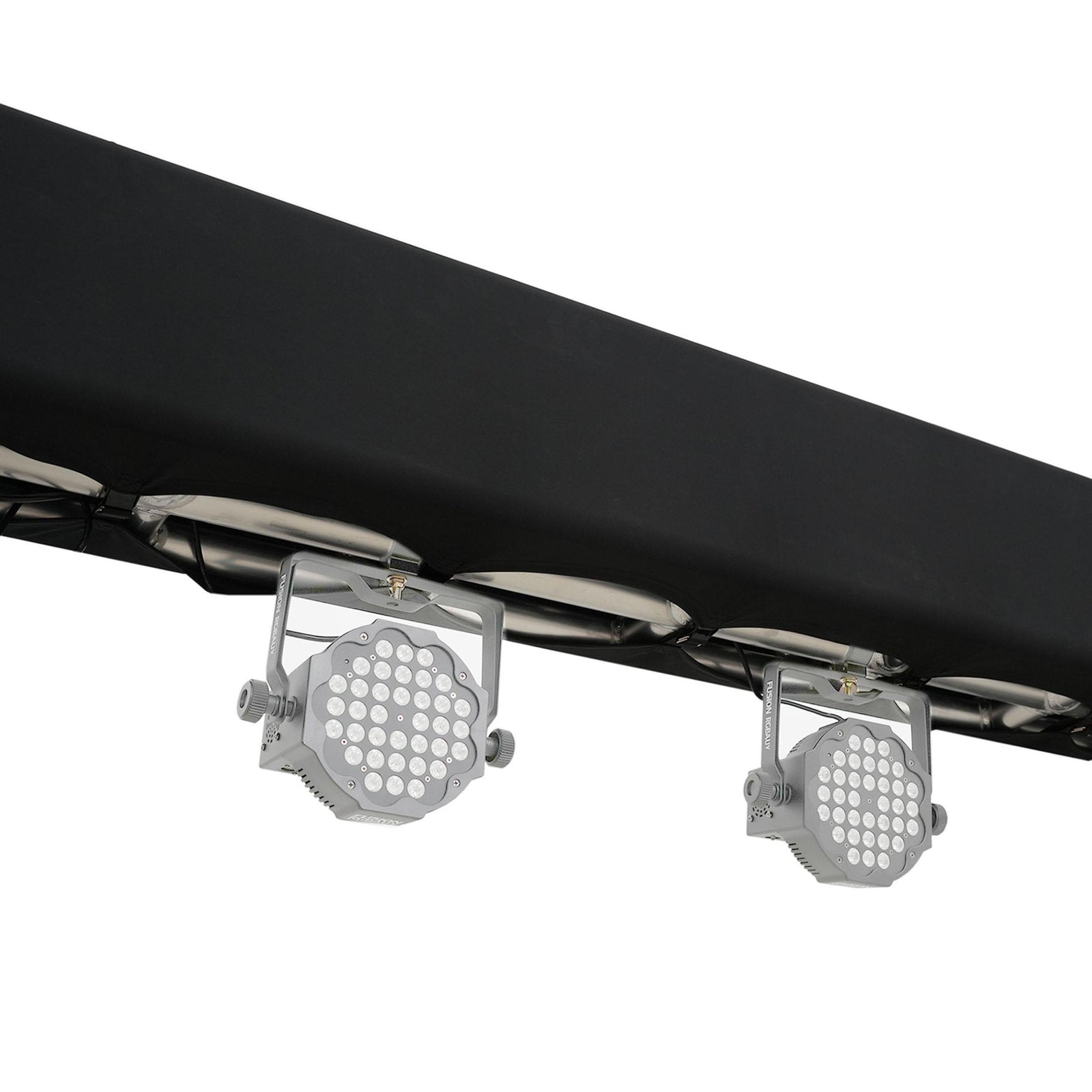 ProX XTC-SQ984TRIRAP BLKX2 Pair of 3-Sided Box Truss Black Scrim Cover Set with Carry Bag by ProX Live Performance Gear
