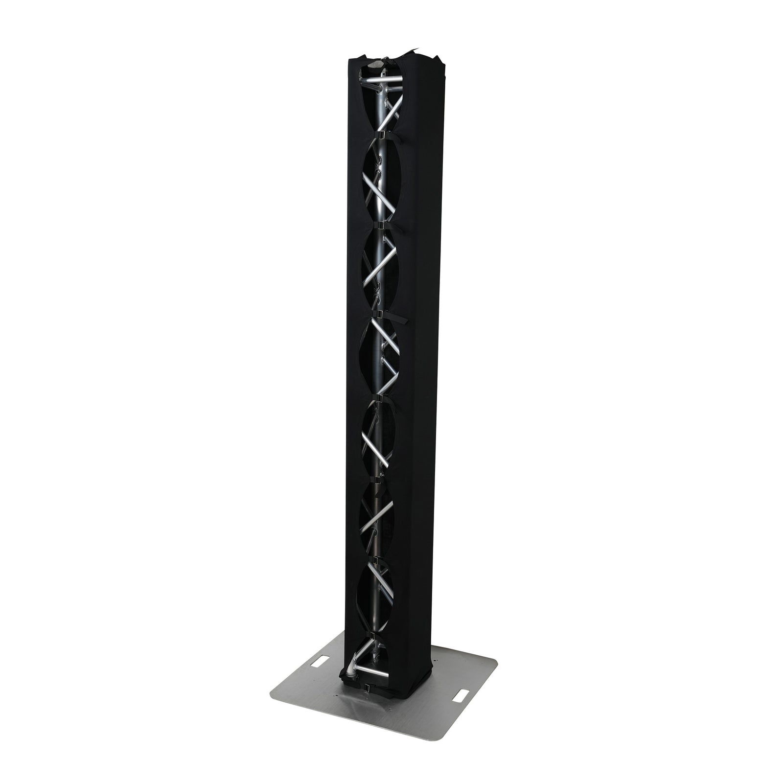 ProX XTC-SQ820TRIRAP BLKX2 Pair of 8.20 ft Box Truss 3 Side Black Scrim Cover with Carry Bag by ProX Cases