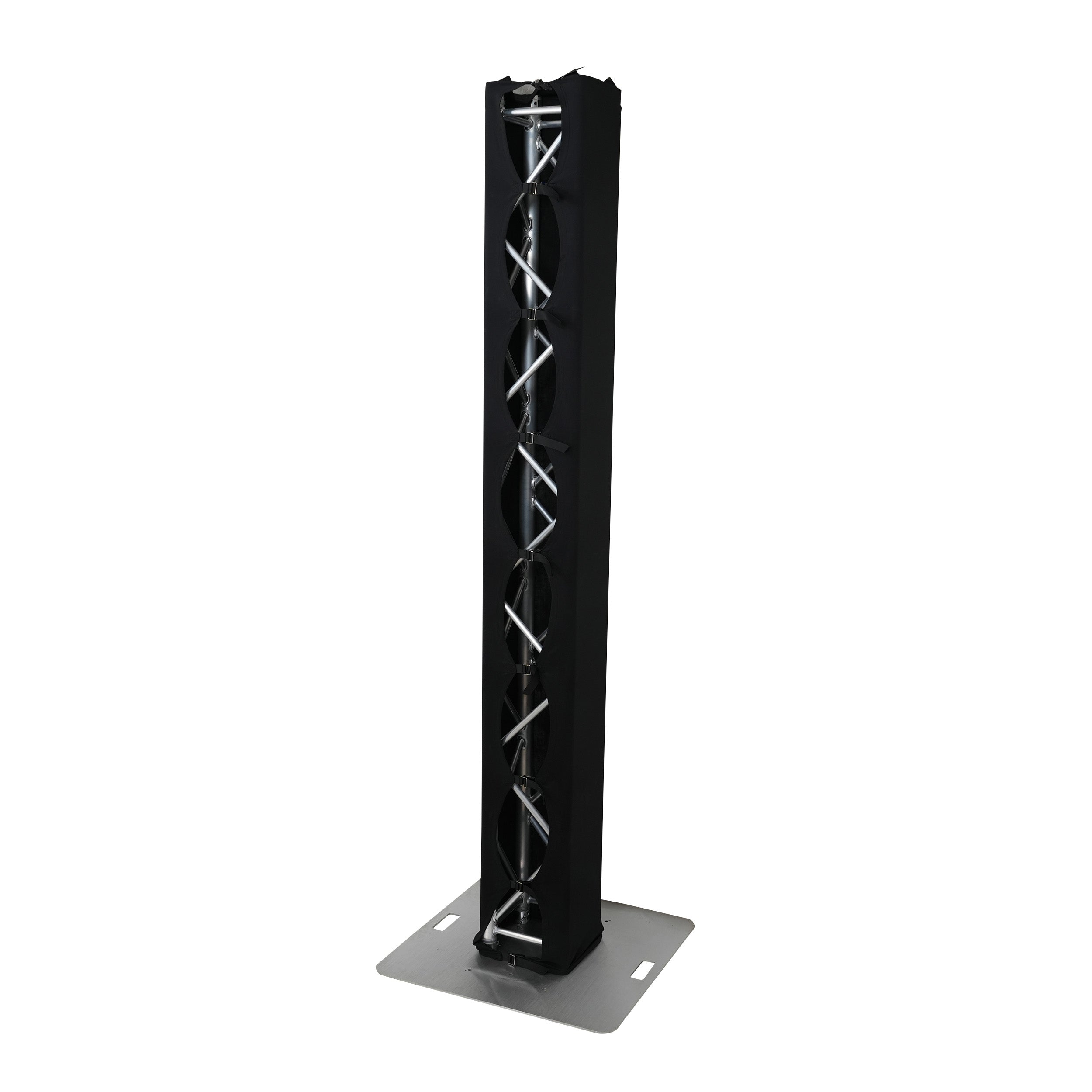 ProX XTC-SQ820TRIRAP BLKX2 Pair of 8.20 ft Box Truss 3 Side Black Scrim Cover with Carry Bag by ProX Cases