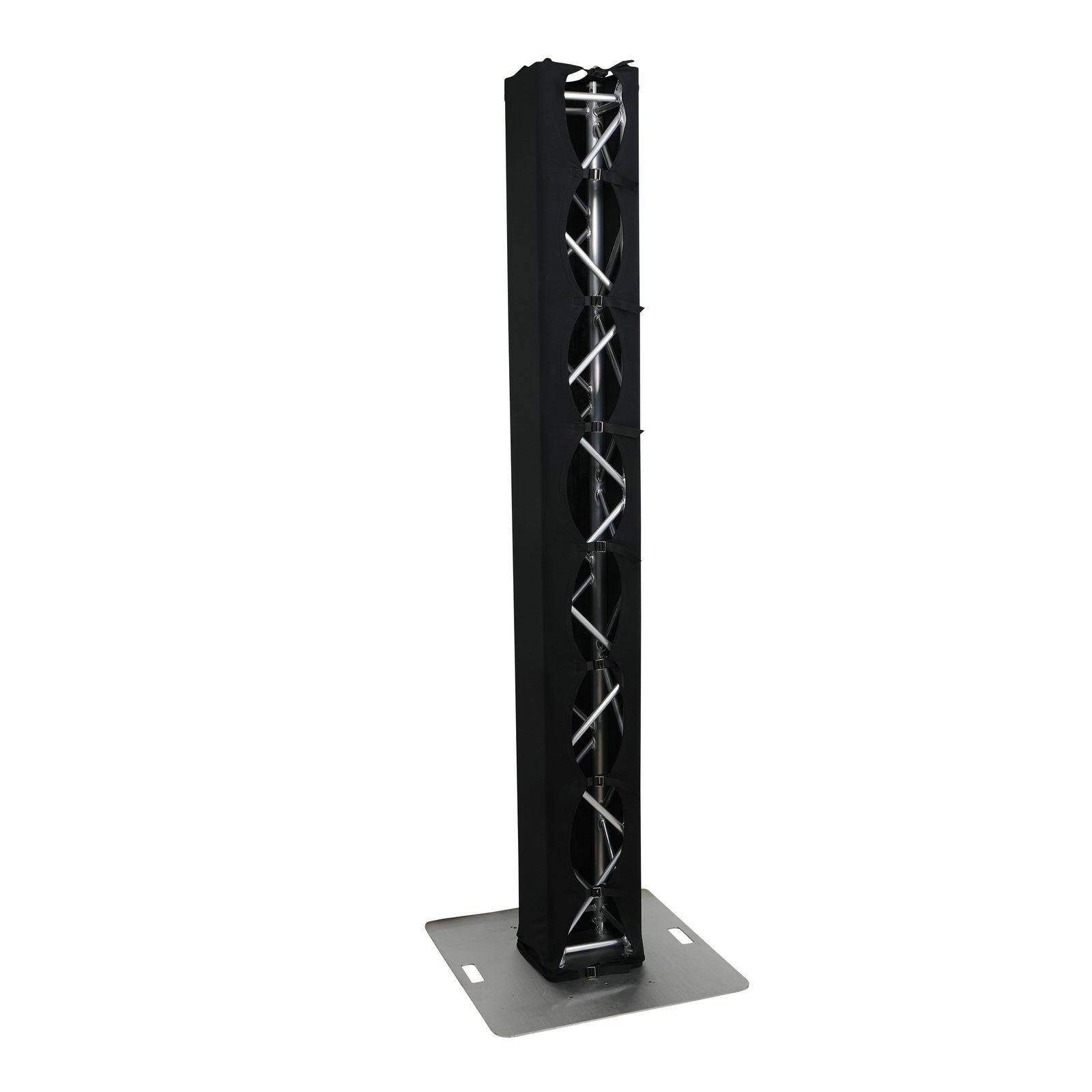 ProX XTC-SQ820TRIRAP BLKX2 Pair of 8.20 ft Box Truss 3 Side Black Scrim Cover with Carry Bag by ProX Cases