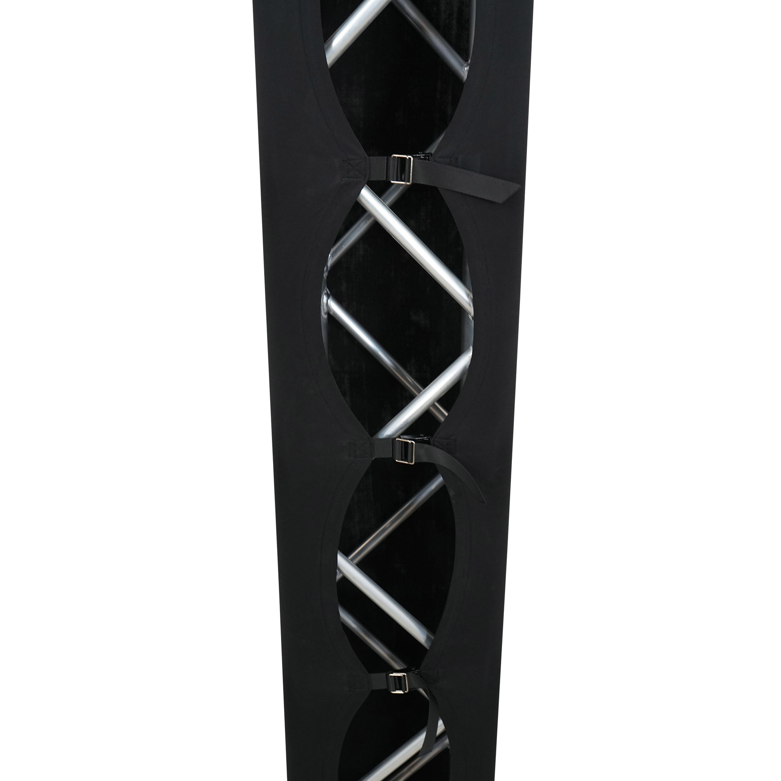ProX XTC-SQ820TRIRAP BLKX2 Pair of 8.20 ft Box Truss 3 Side Black Scrim Cover with Carry Bag by ProX Cases
