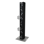 ProX XTC-SQ656TRIRAP BLKX2 Pair of 6.56 ft Box Truss 3 Side Black Scrim Cover with Carry Bag by ProX Cases