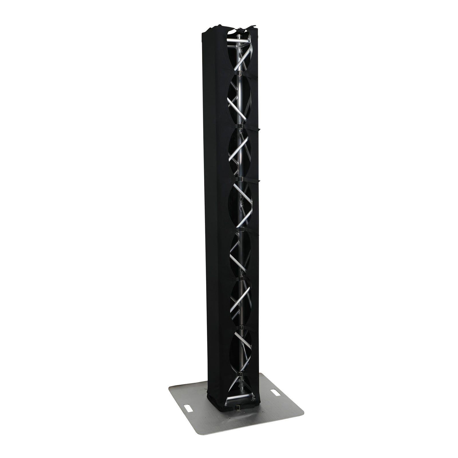 ProX XTC-SQ656TRIRAP BLKX2 Pair of 6.56 ft Box Truss 3 Side Black Scrim Cover with Carry Bag by ProX Cases