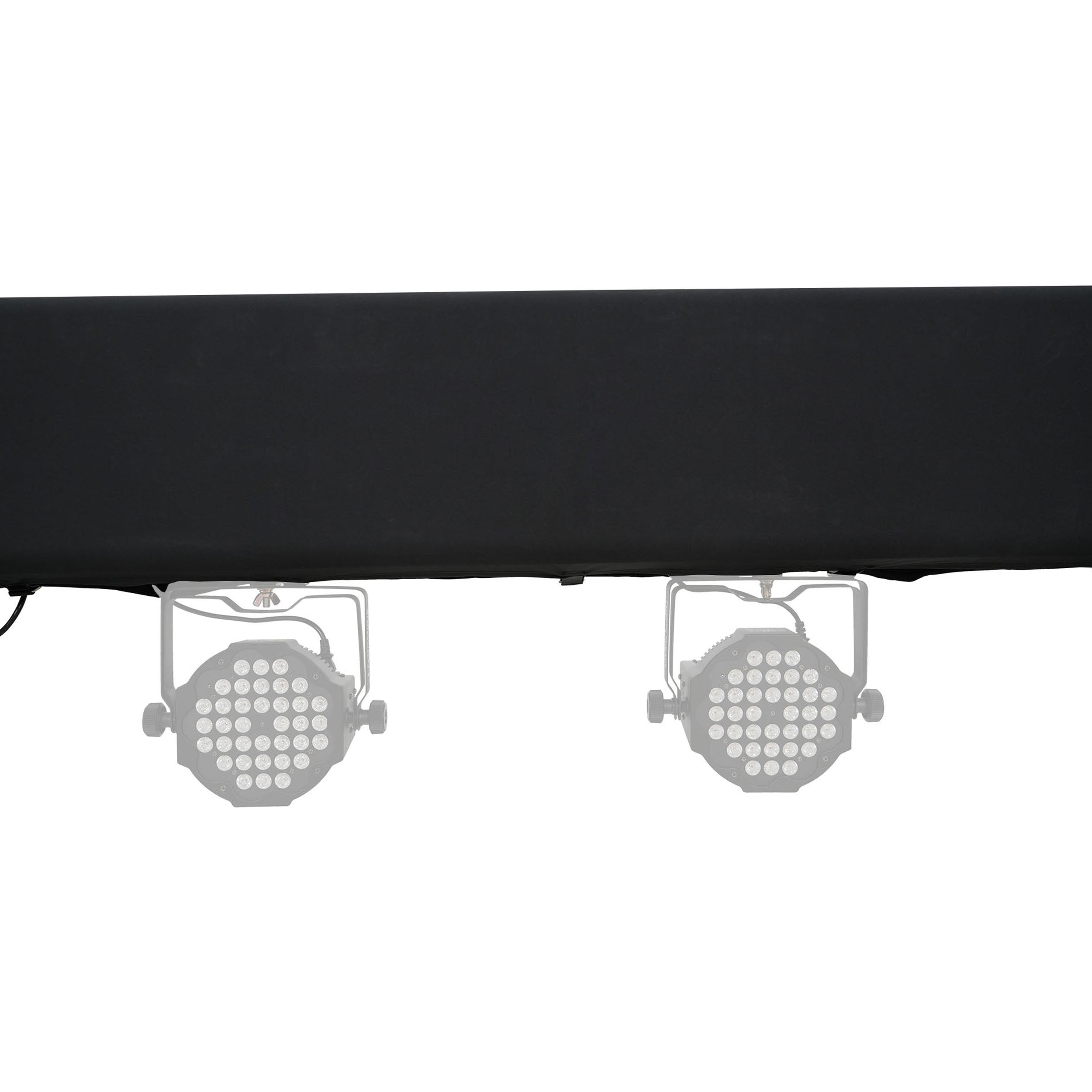 ProX XTC-SQ656TRIRAP BLKX2 Pair of 6.56 ft Box Truss 3 Side Black Scrim Cover with Carry Bag by ProX Cases