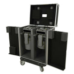 ProX XS-MH26WASHX2W Moving Head Lighting Road Case for 2x Wash Moving Heads with 3 Doors by ProX Cases
