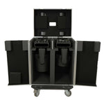ProX XS-MH26WASHX2W Moving Head Lighting Road Case for 2x Wash Moving Heads with 3 Doors by ProX Cases