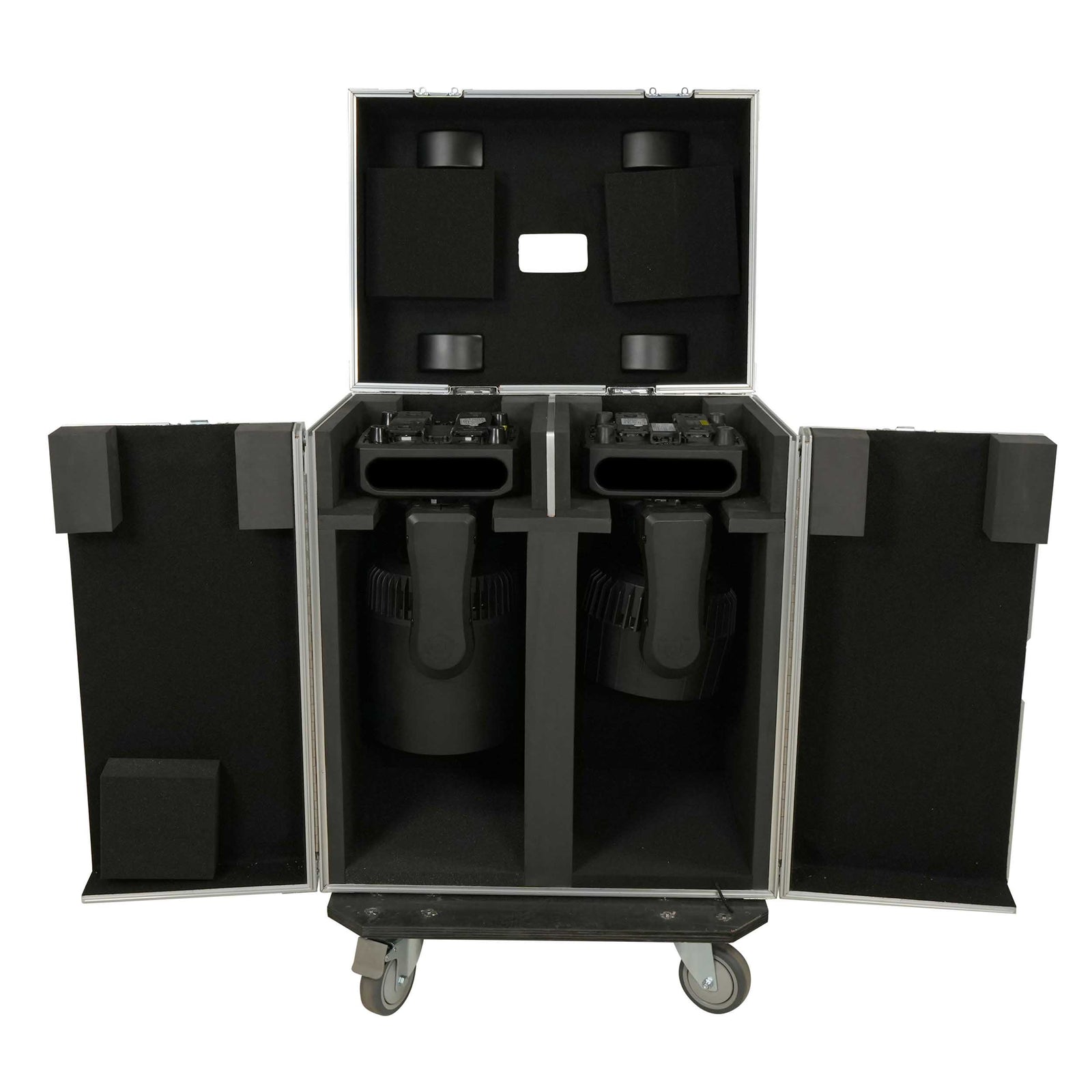 ProX XS-MH26WASHX2W Moving Head Lighting Road Case for 2x Wash Moving Heads with 3 Doors by ProX Cases