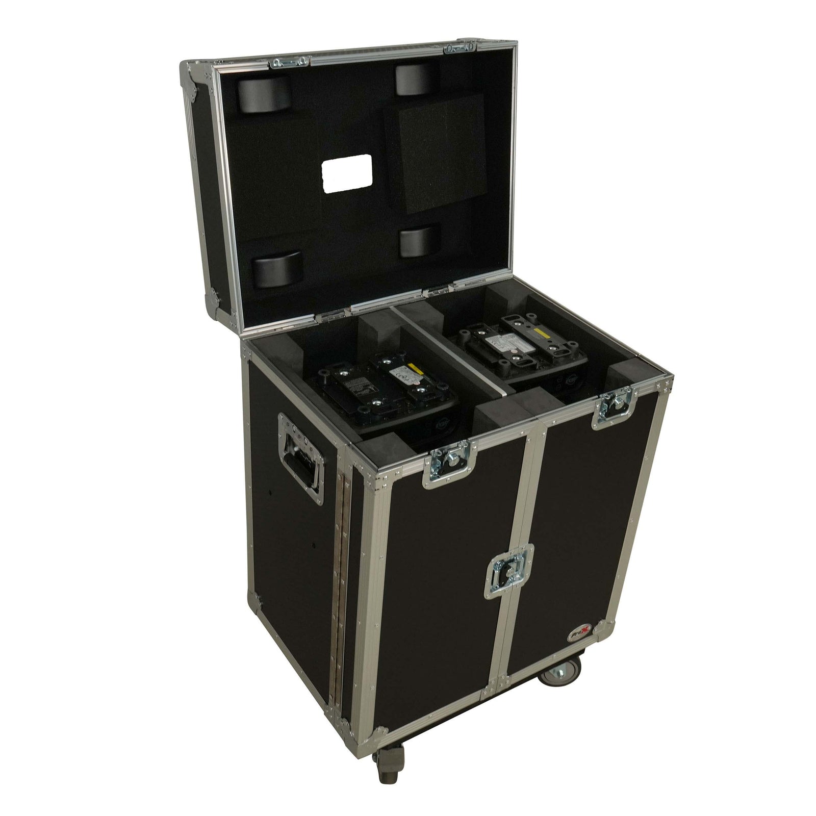 ProX XS-MH26WASHX2W Moving Head Lighting Road Case for 2x Wash Moving Heads with 3 Doors by ProX Cases