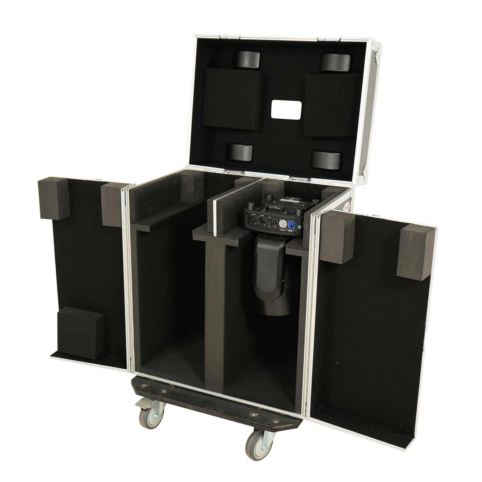 ProX XS-MH26WASHX2W Moving Head Lighting Road Case for 2x Wash Moving Heads with 3 Doors by ProX Cases
