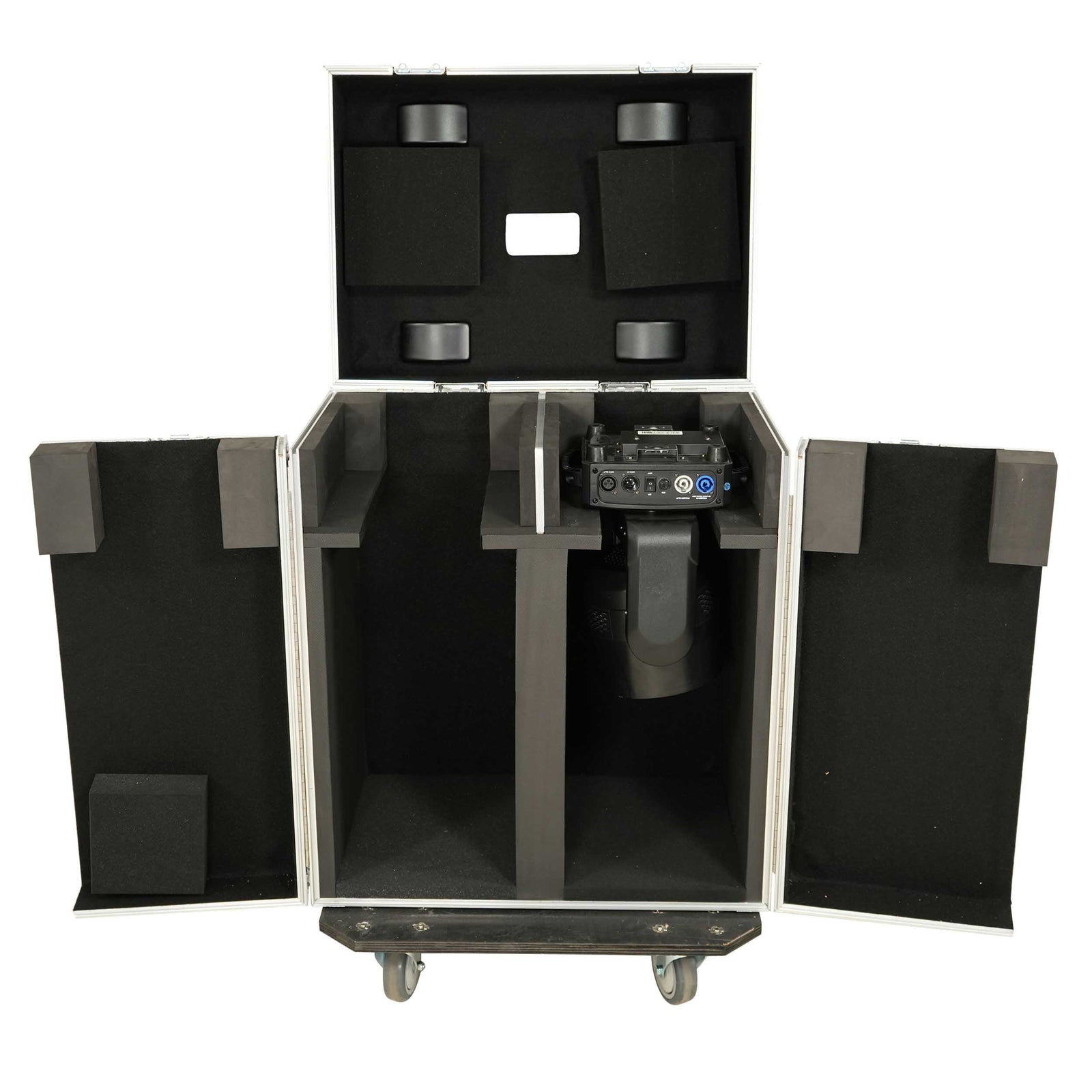 ProX XS-MH26WASHX2W Moving Head Lighting Road Case for 2x Wash Moving Heads with 3 Doors by ProX Cases
