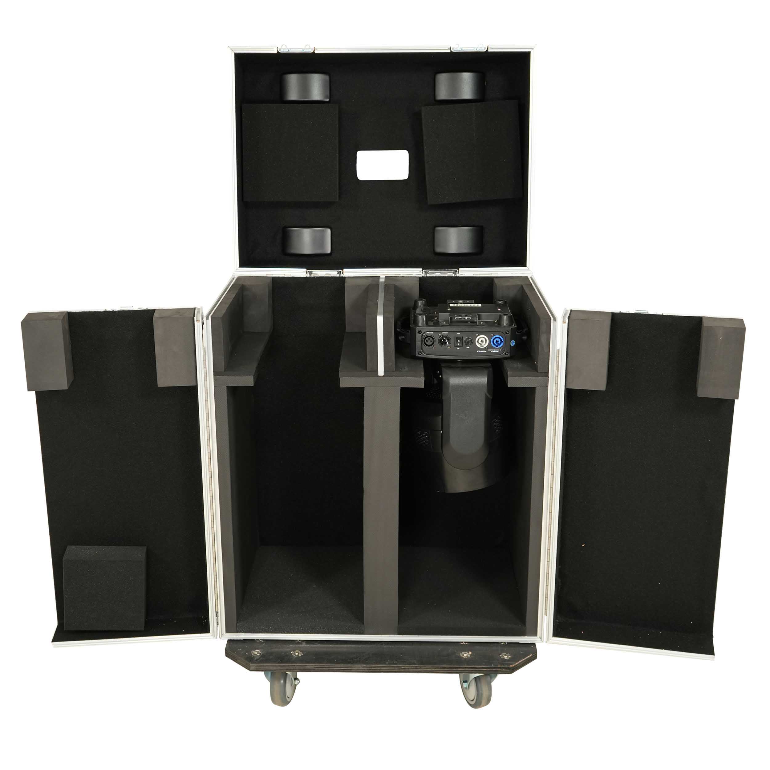 ProX XS-MH26WASHX2W Moving Head Lighting Road Case for 2x Wash Moving Heads with 3 Doors by ProX Cases