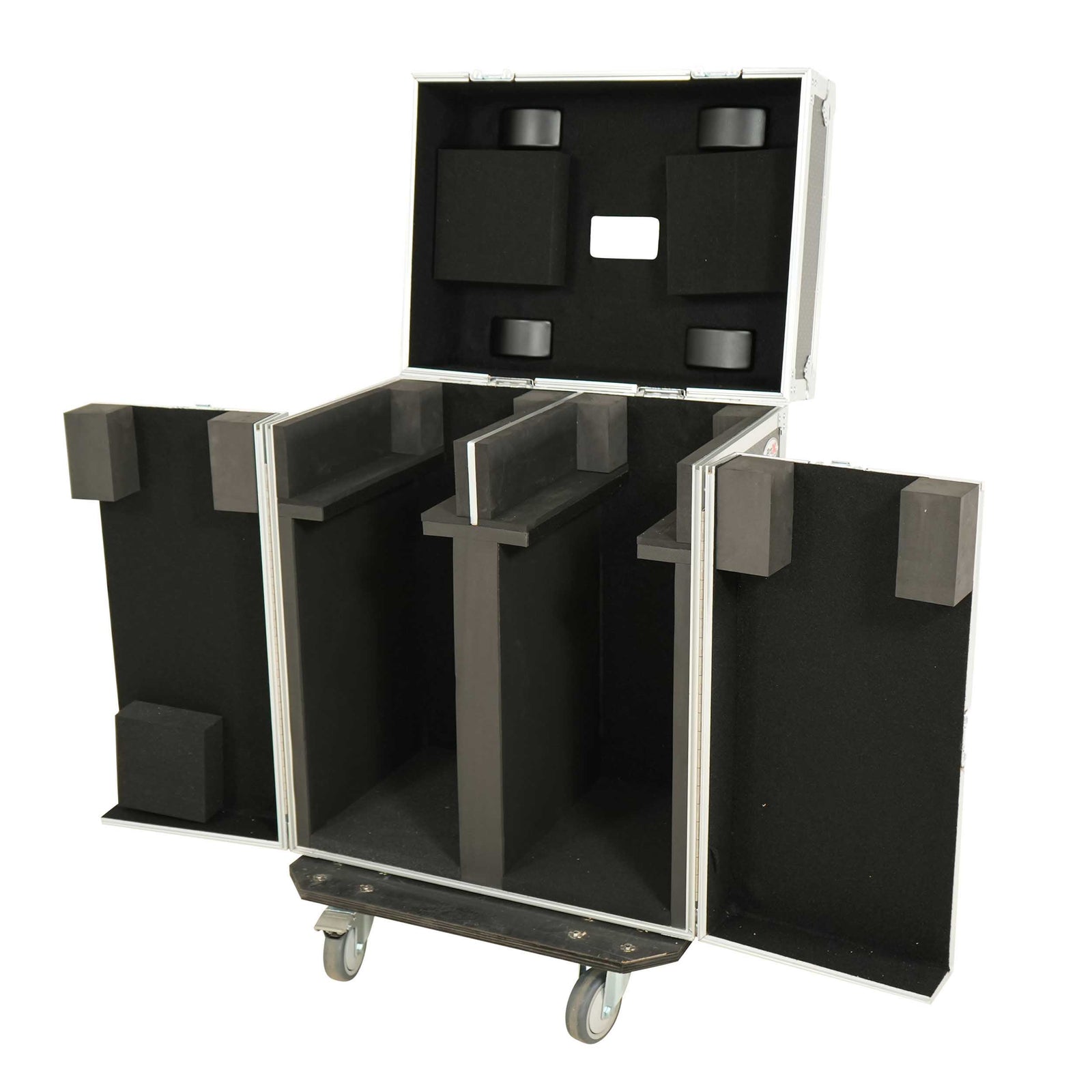 ProX XS-MH26WASHX2W Moving Head Lighting Road Case for 2x Wash Moving Heads with 3 Doors by ProX Cases