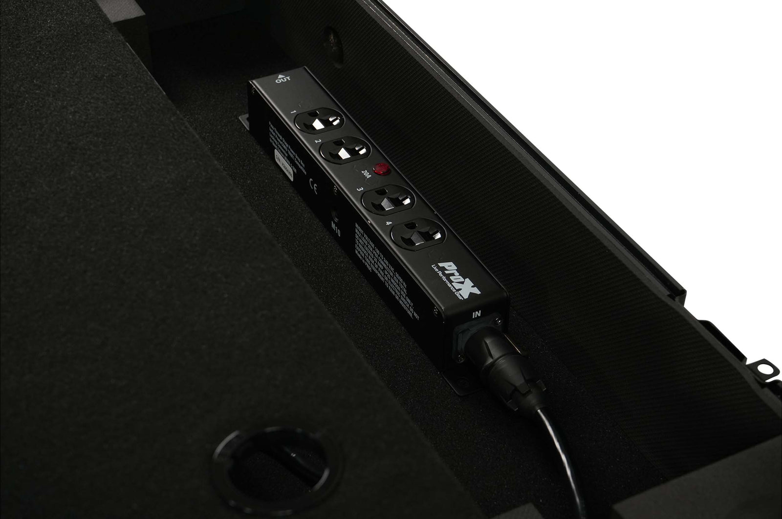 ProX X-PWEDX4MAYA 4 Outlet Power Strip AC Outlet Box with True1 IN/OUT 20A Power Center