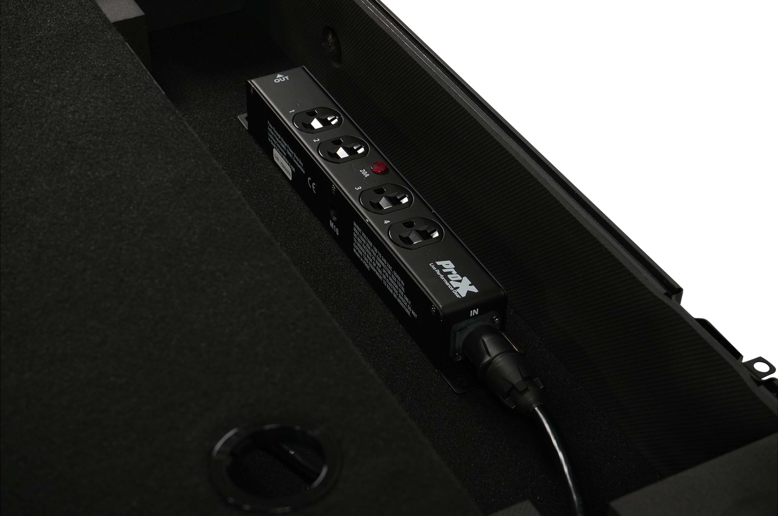 ProX X-PWEDX4MAYA 4 Outlet Power Strip AC Outlet Box with True1 IN/OUT 20A Power Center