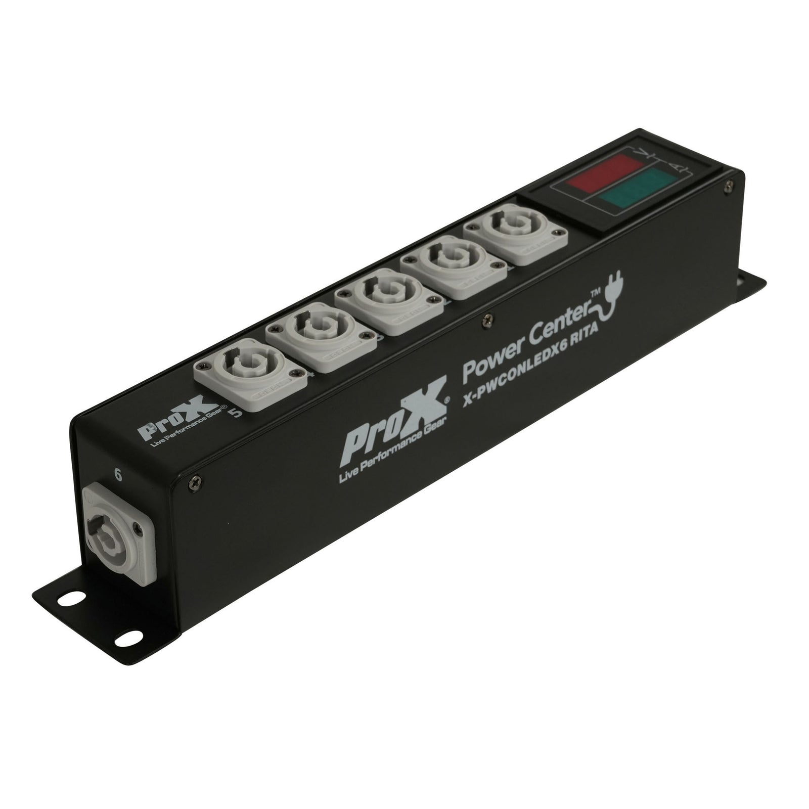 ProX X-PW CONLEDX6 RITA PowerCenter 6X Outlet Box PowerCON Compatible Splitter 20A by ProX Cables