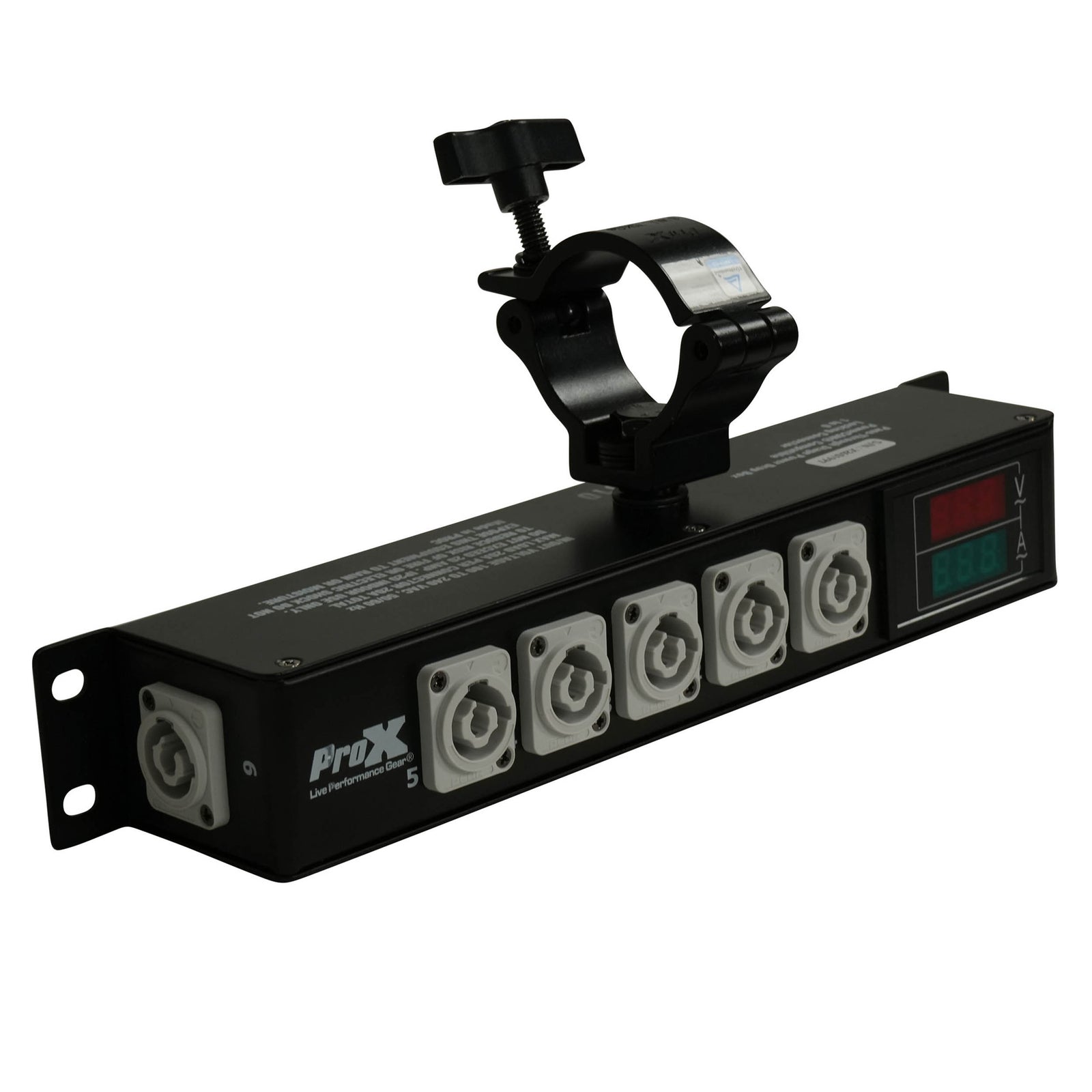ProX X-PW CONLEDX6 RITA PowerCenter 6X Outlet Box PowerCON Compatible Splitter 20A by ProX Cables