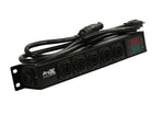 ProX X-PWTR1LEDX6DANA PowerCenter AC to 6X True1 Splitter Outputs with V and A Meter by ProX Live Performance Gear