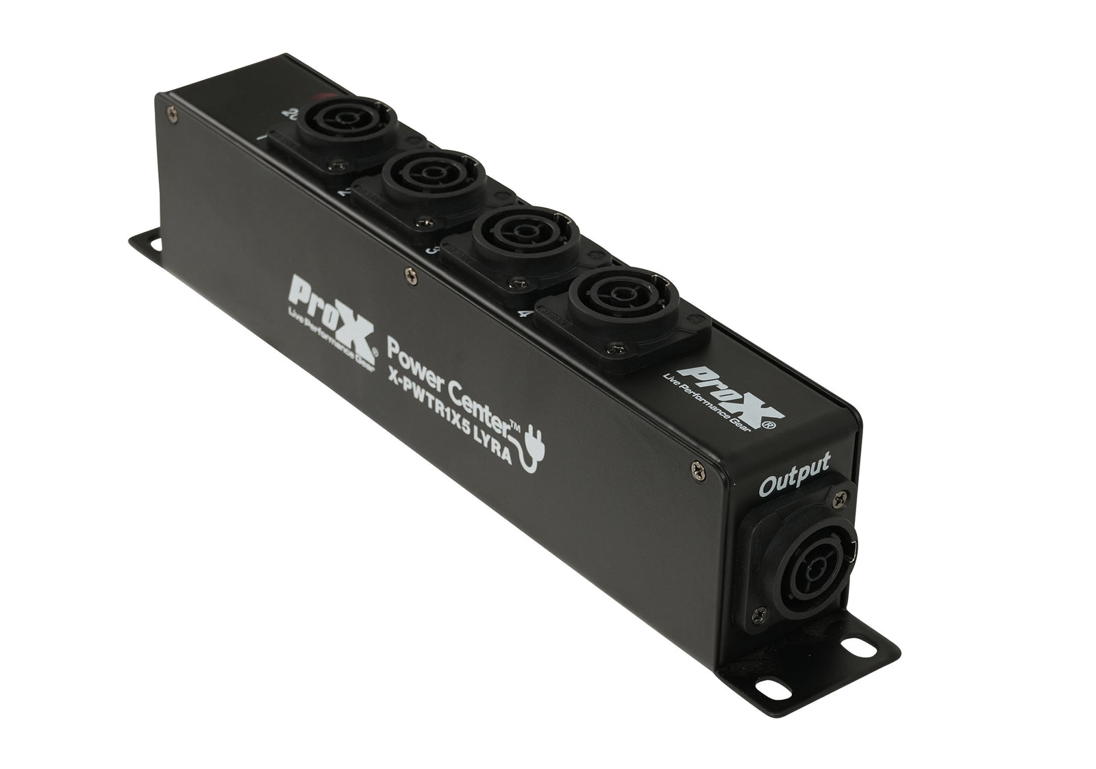 ProX X-PWTR1LEDX6DANA 5-Way Power Splitter Box for True1 Power Connection Powers 5 Devices by ProX Live Performance Gear