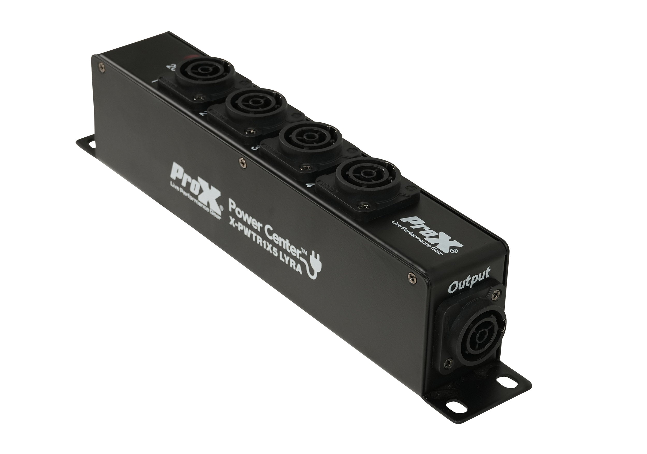 ProX X-PWTR1LEDX6DANA 5-Way Power Splitter Box for True1 Power Connection Powers 5 Devices by ProX Live Performance Gear