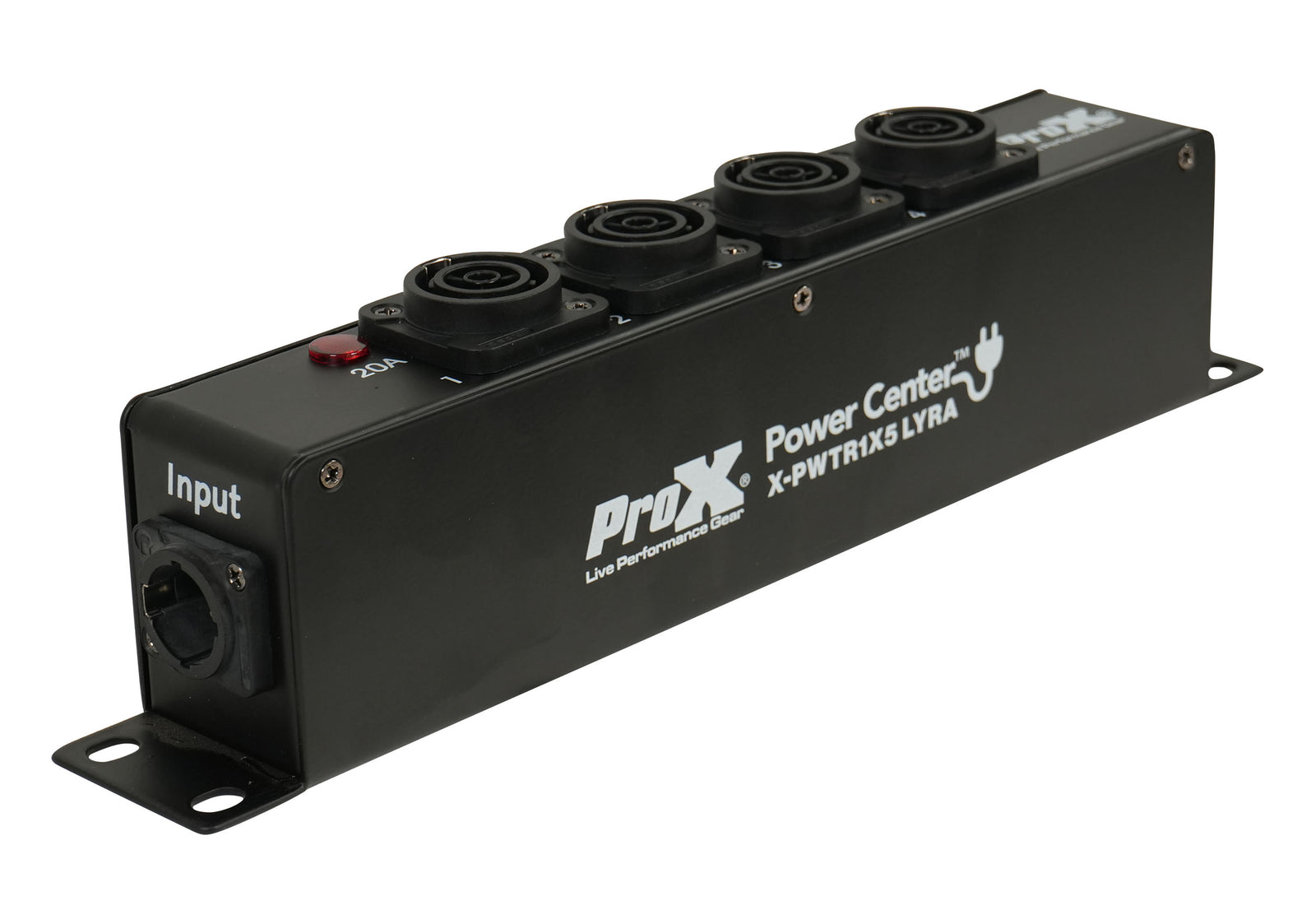 ProX X-PWTR1LEDX6DANA 5-Way Power Splitter Box for True1 Power Connection Powers 5 Devices by ProX Live Performance Gear