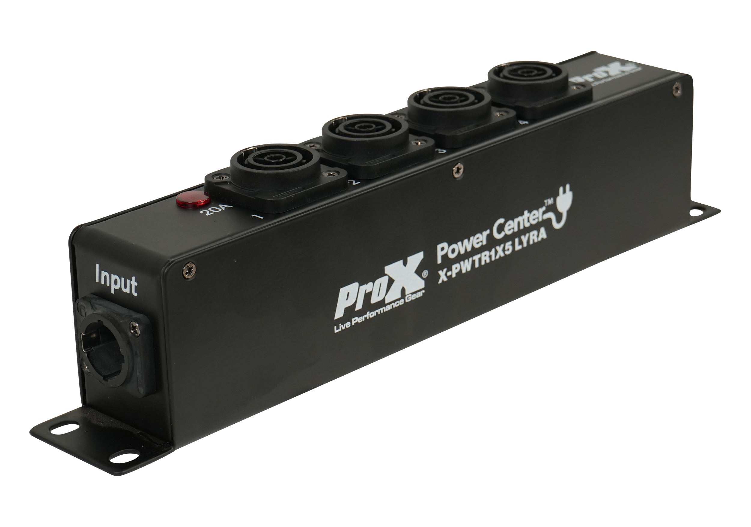 ProX X-PWTR1LEDX6DANA 5-Way Power Splitter Box for True1 Power Connection Powers 5 Devices by ProX Live Performance Gear