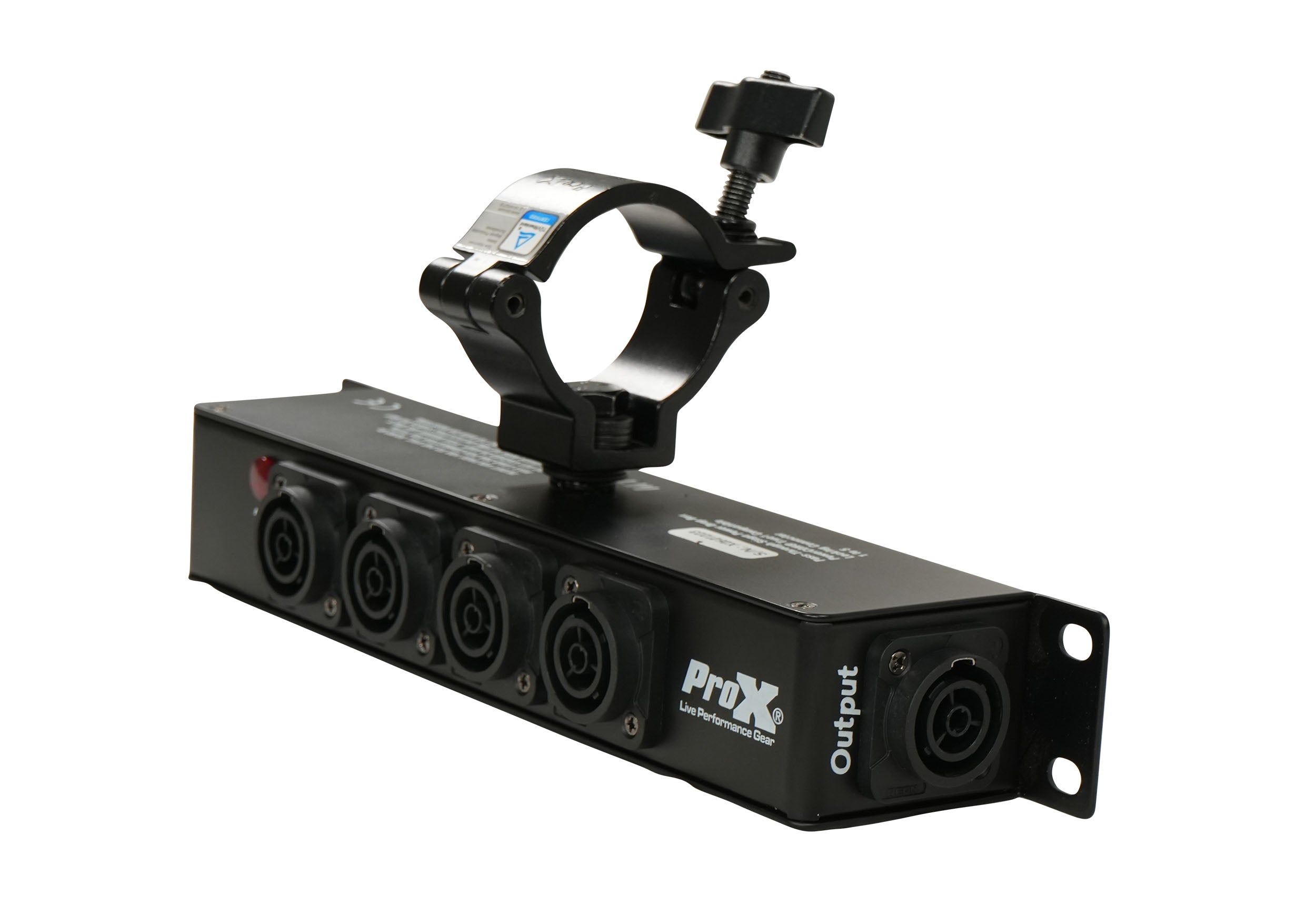 ProX X-PWTR1LEDX6DANA 5-Way Power Splitter Box for True1 Power Connection Powers 5 Devices by ProX Live Performance Gear