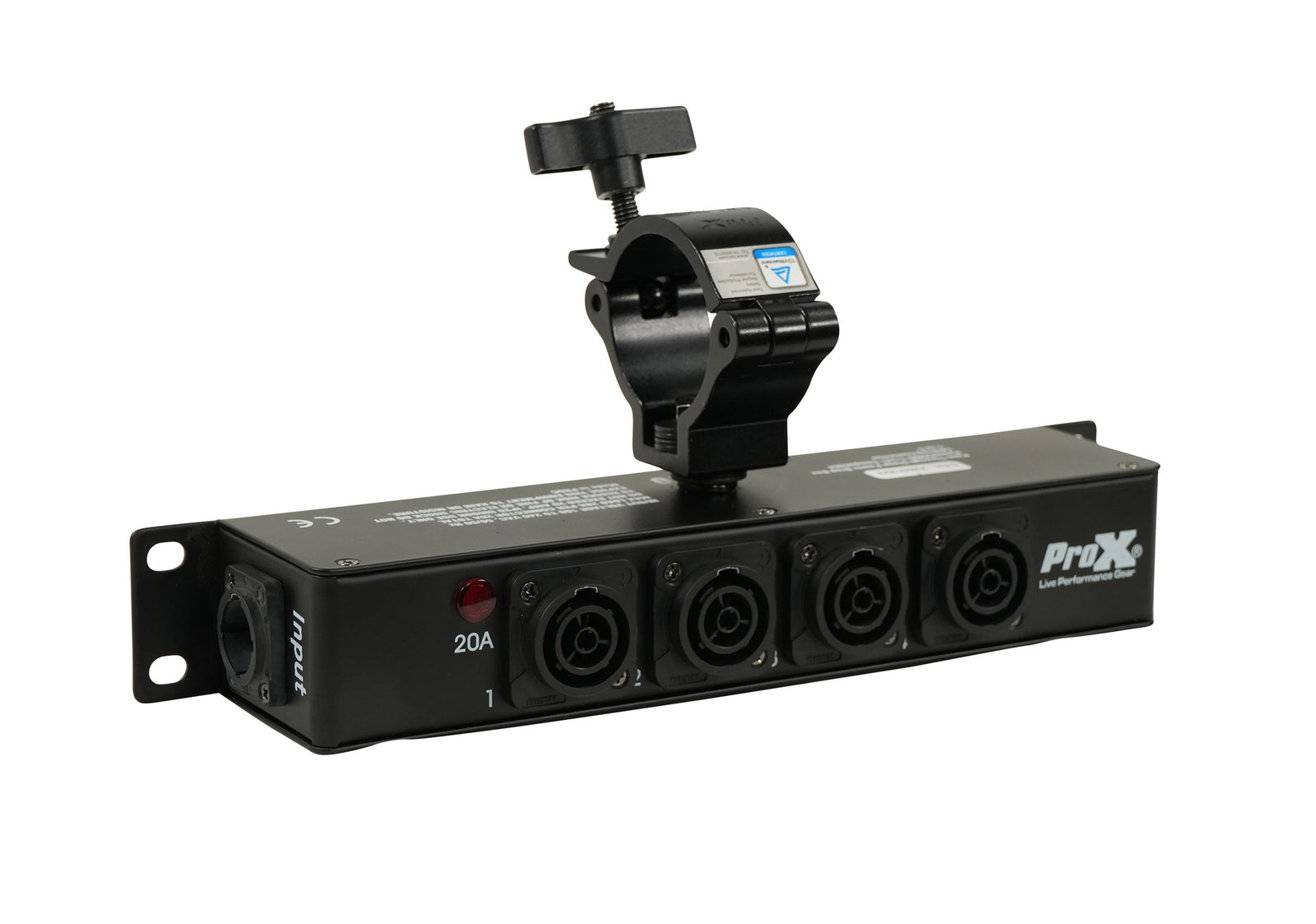 ProX X-PWTR1LEDX6DANA 5-Way Power Splitter Box for True1 Power Connection Powers 5 Devices by ProX Live Performance Gear