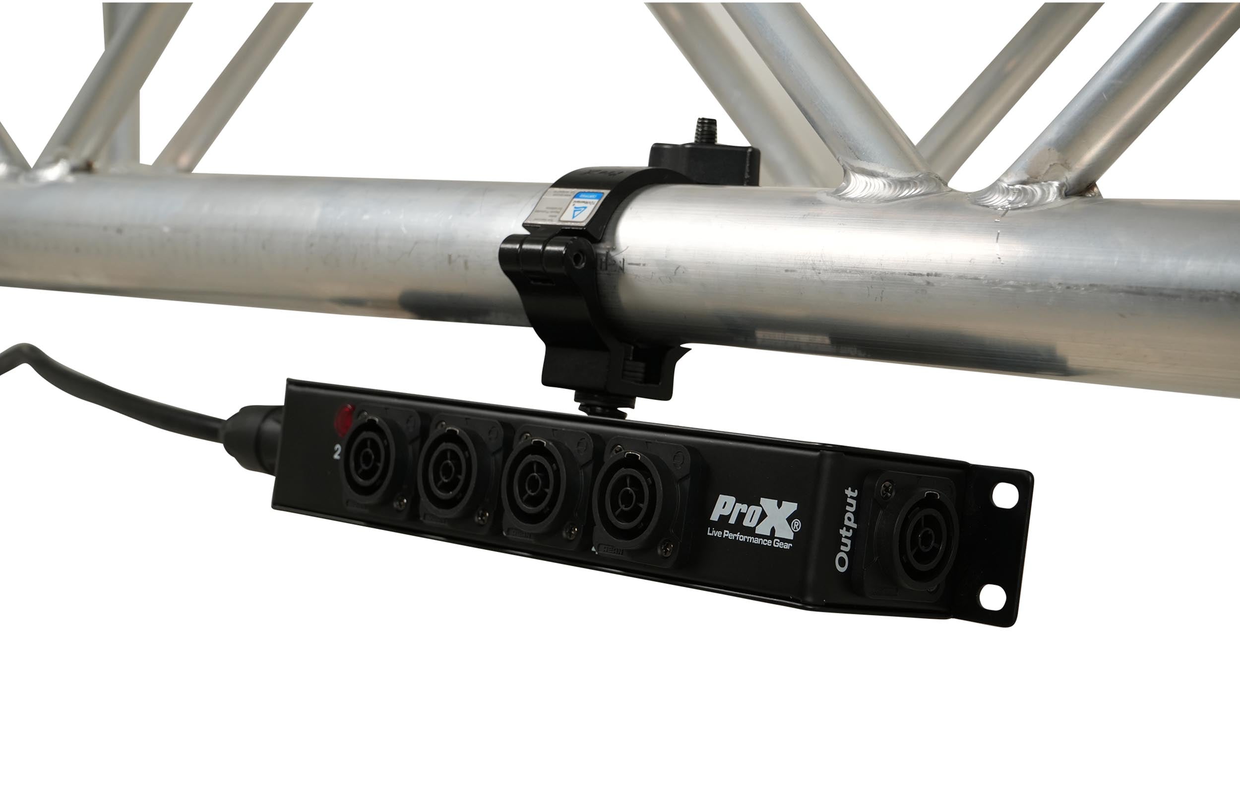 ProX X-PWTR1LEDX6DANA 5-Way Power Splitter Box for True1 Power Connection Powers 5 Devices by ProX Live Performance Gear