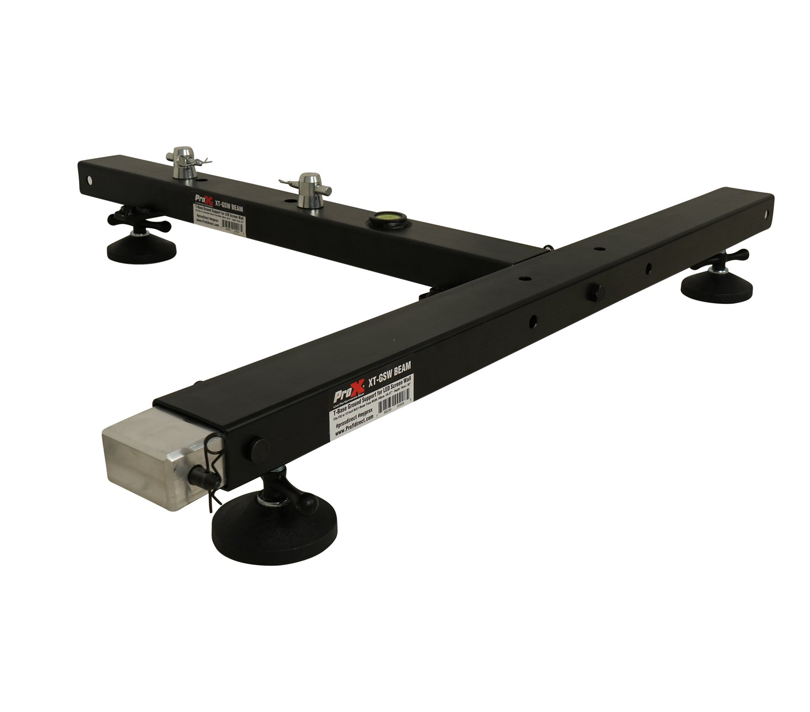 ProX XT-GSWBEAM Ground Support Stabilizing 1M / 3.28ft T-Base for LED Screen Wall Stacking by ProX Live Performance Gear