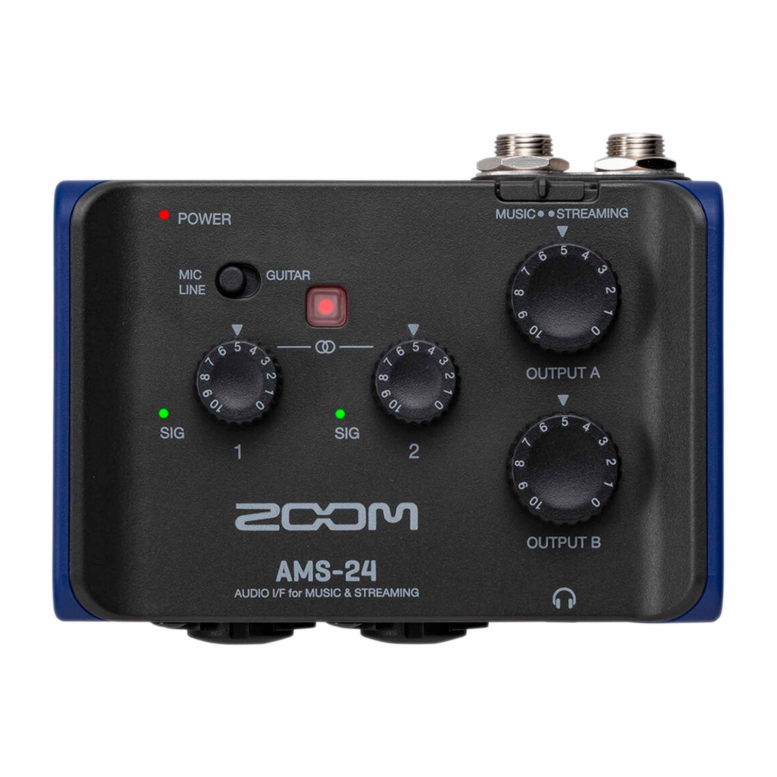 Zoom AMS-24 Dual Input Audio Interface with Direct Monitoring by Zoom