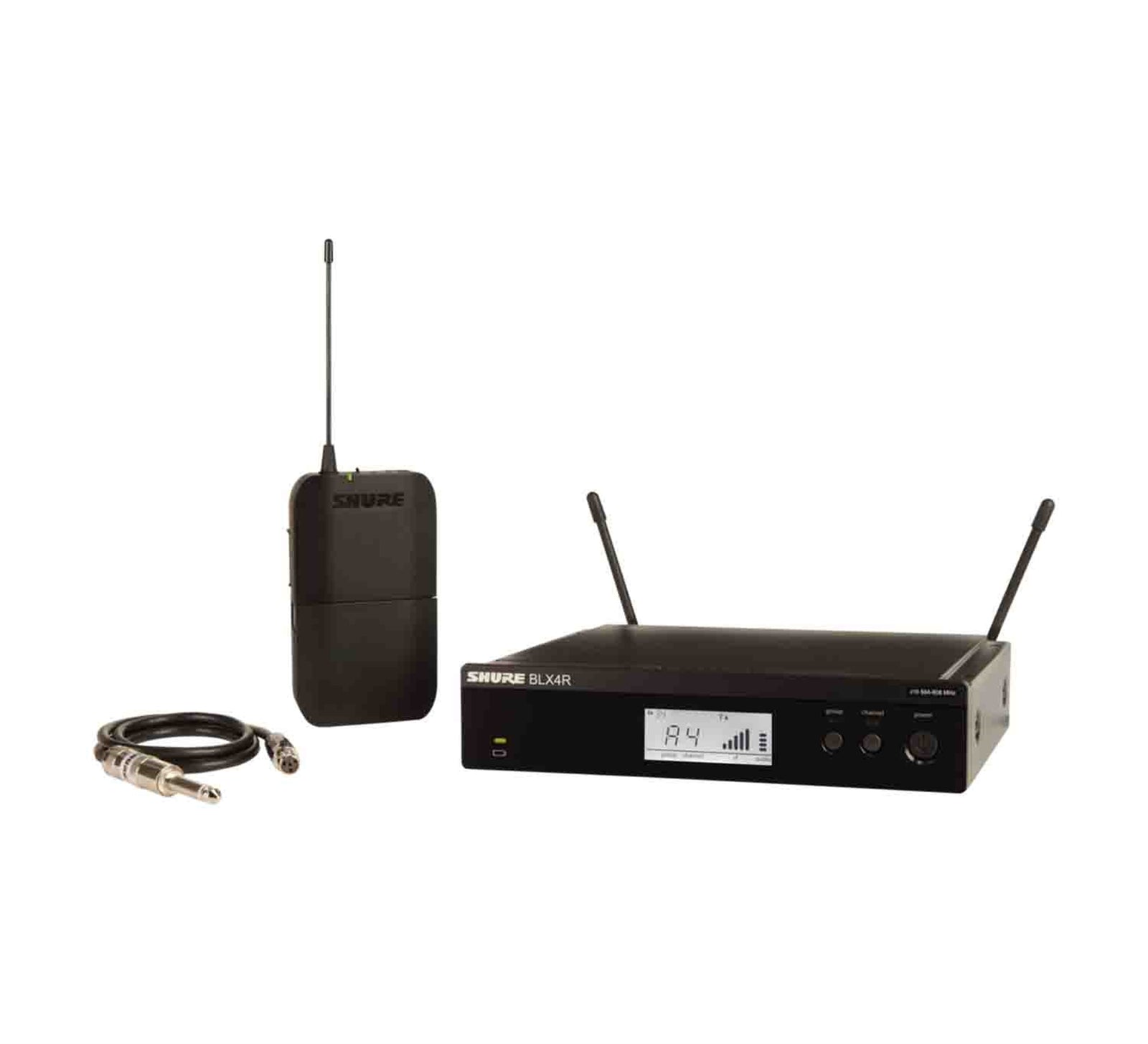 C-Stock Scratch & Dent: Shure BLX14R-H9 Wireless Rack-Mount Guitar System - H9 ( 512-542 MHz ) by Shure