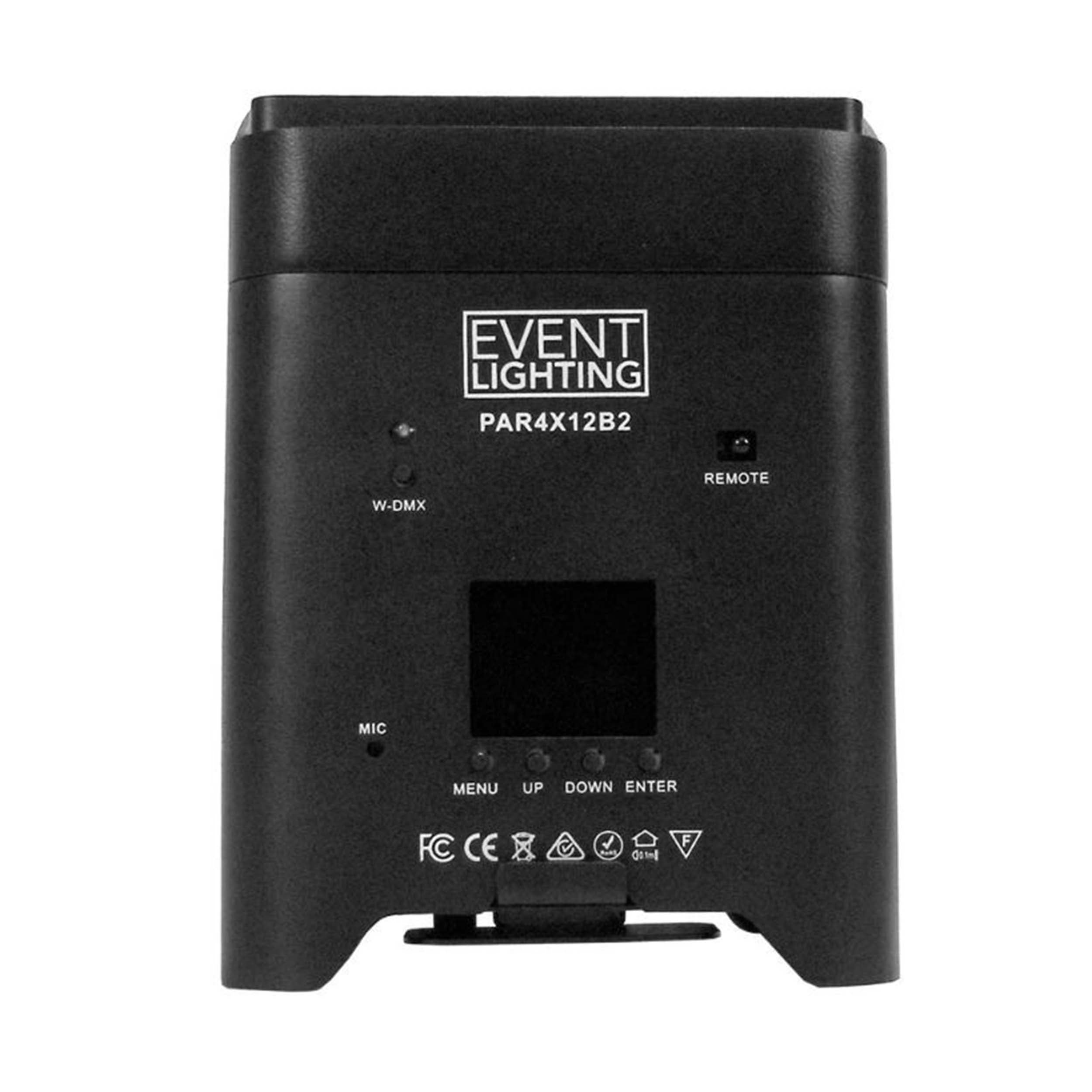 Antari PAR4X12B2 Battery Up light Par with Wireless DMX and IR Remote  - 4x12W