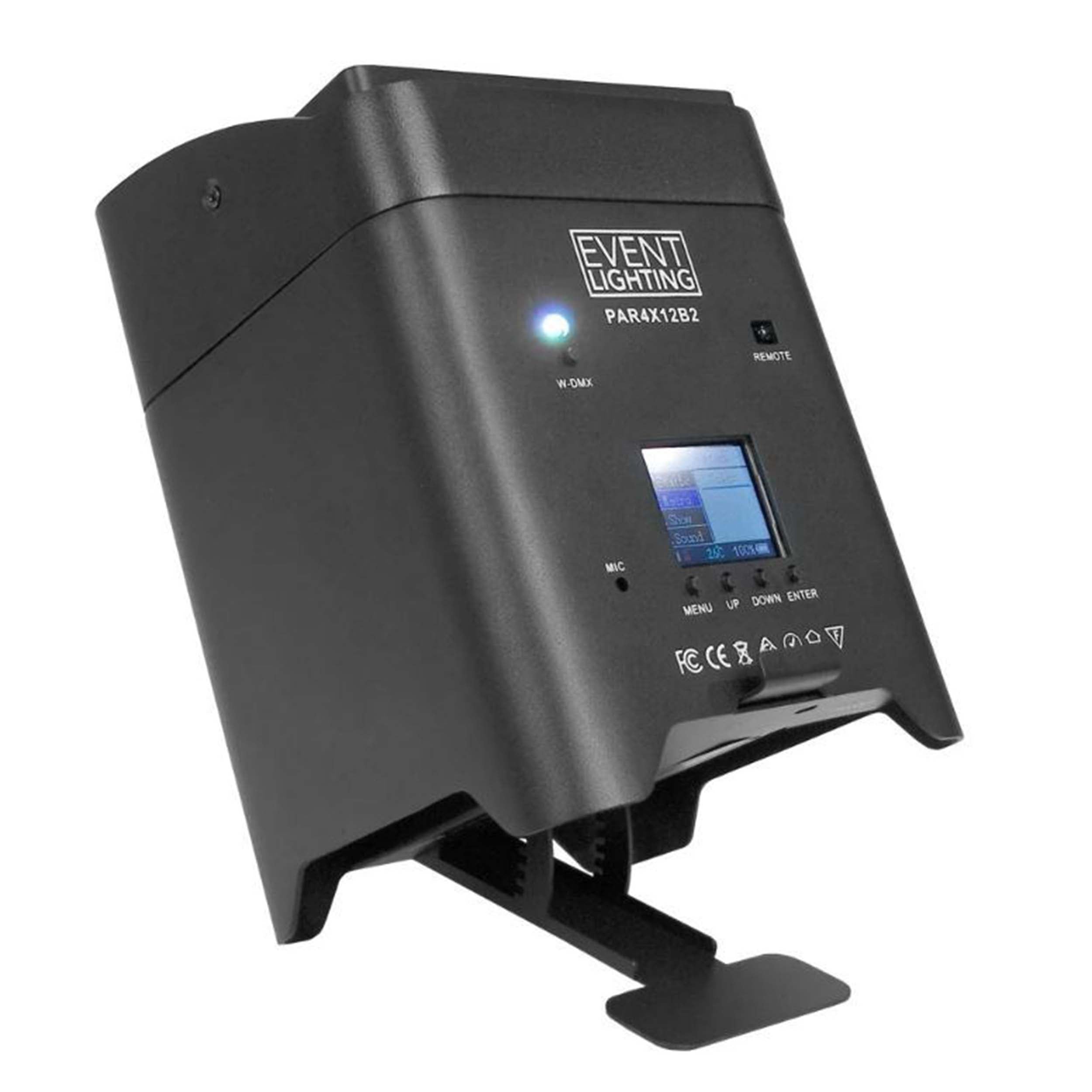 Antari PAR4X12B2 Battery Up light Par with Wireless DMX and IR Remote  - 4x12W