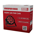 Antari VIVIDPAR 14X6Q Compact LED Party PAR for DJs and Stage Wash - RGBW