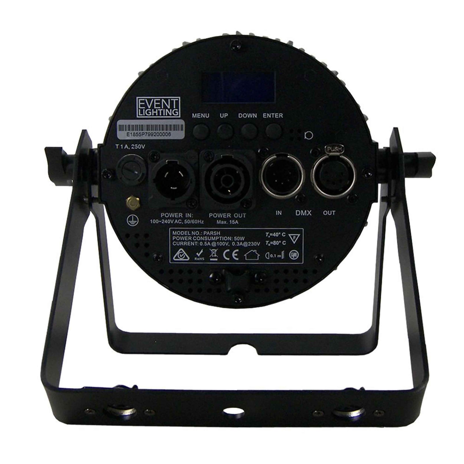 Antari PAR5H Indoor Pro Par with RGBWAU LEDs - 5 x 12W by Antari Lighting