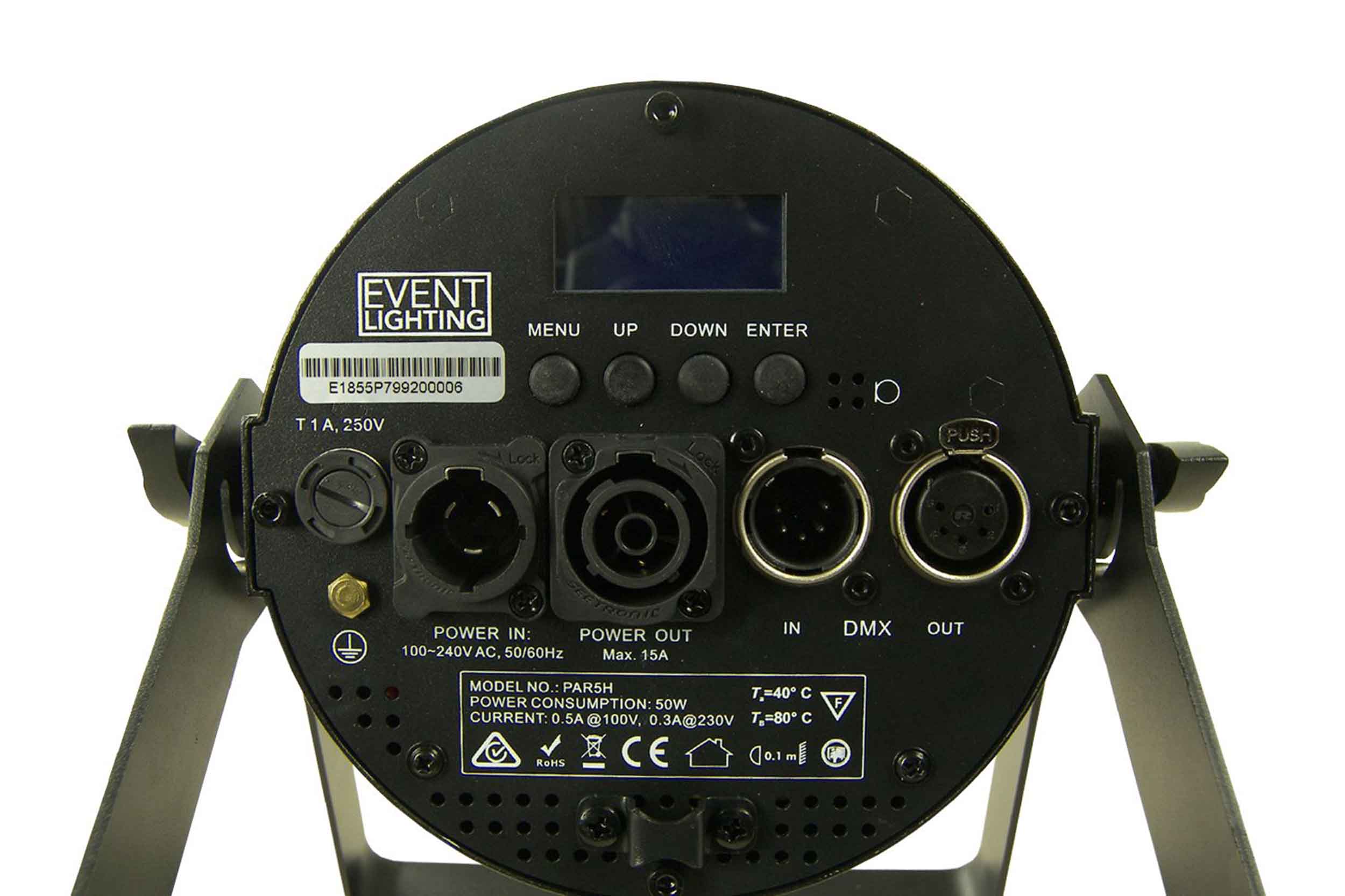 Antari PAR5H Indoor Pro Par with RGBWAU LEDs - 5 x 12W by Antari Lighting