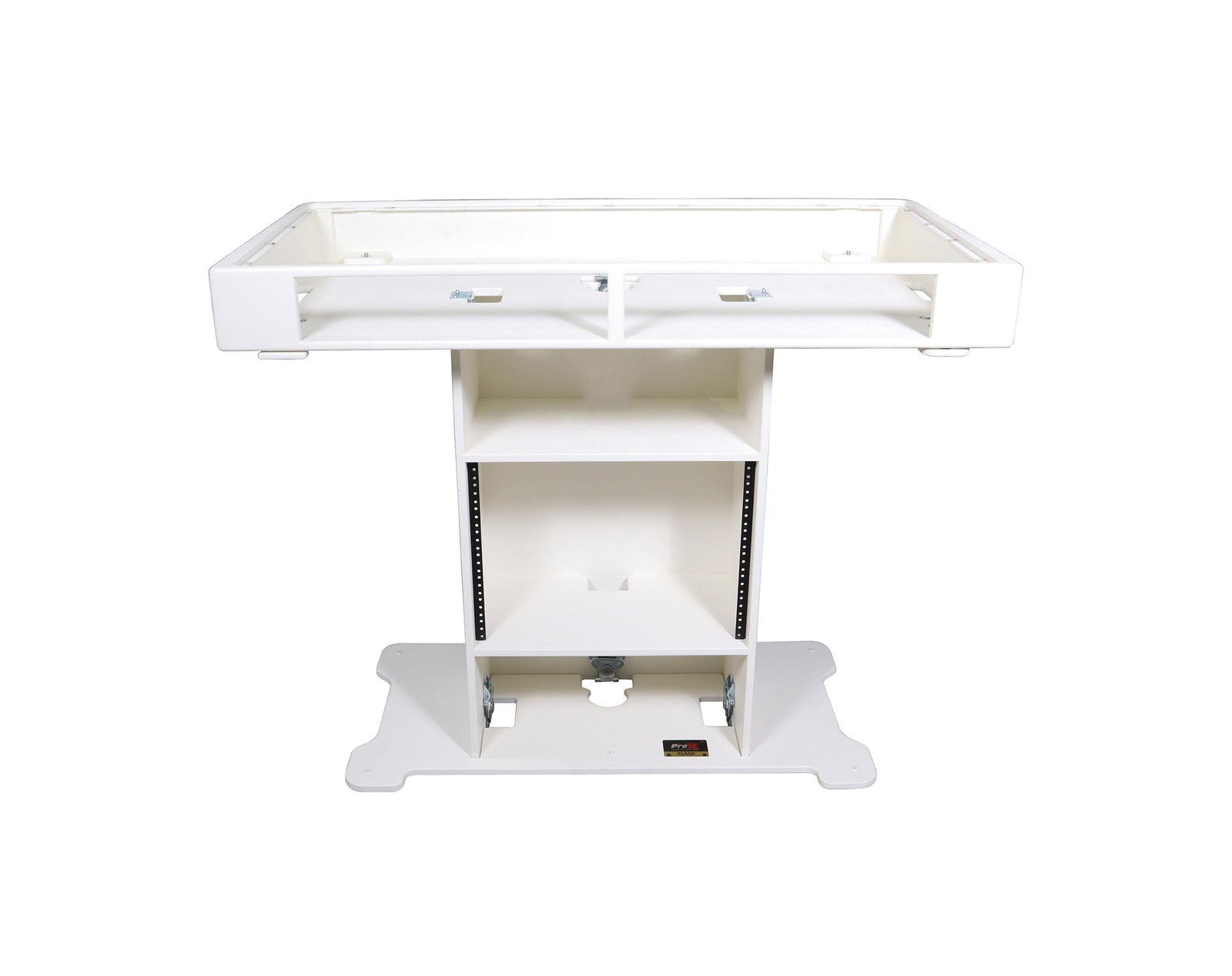 ProX XZF-DJXLCTW DJ Control Tower in White, with 2 Flight Case Fits (2x CDJ3000-A9) and (2x Rane12 -72) by ProX Cases