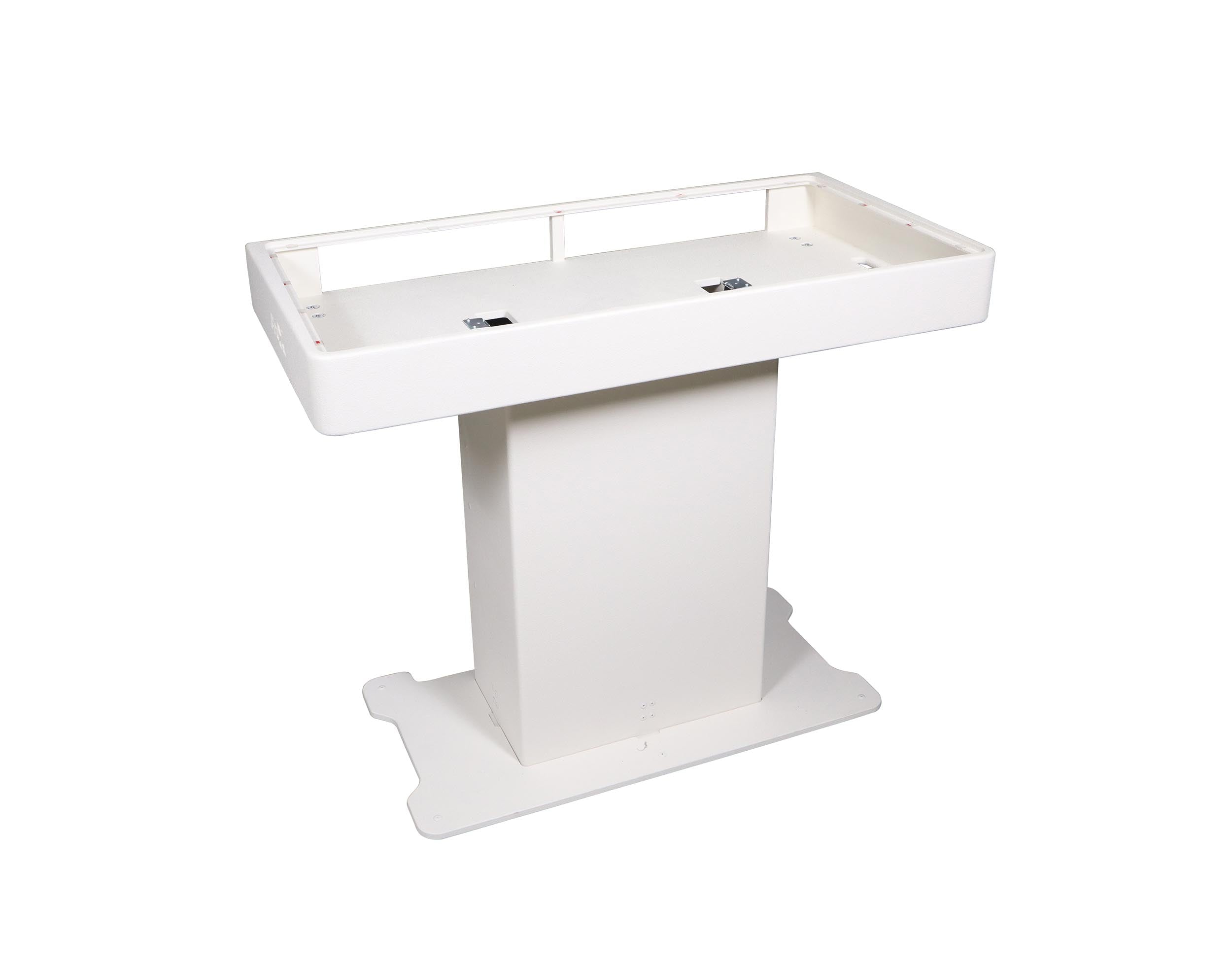 ProX XZF-DJXLCTW DJ Control Tower in White, with 2 Flight Case Fits (2x CDJ3000-A9) and (2x Rane12 -72) by ProX Cases