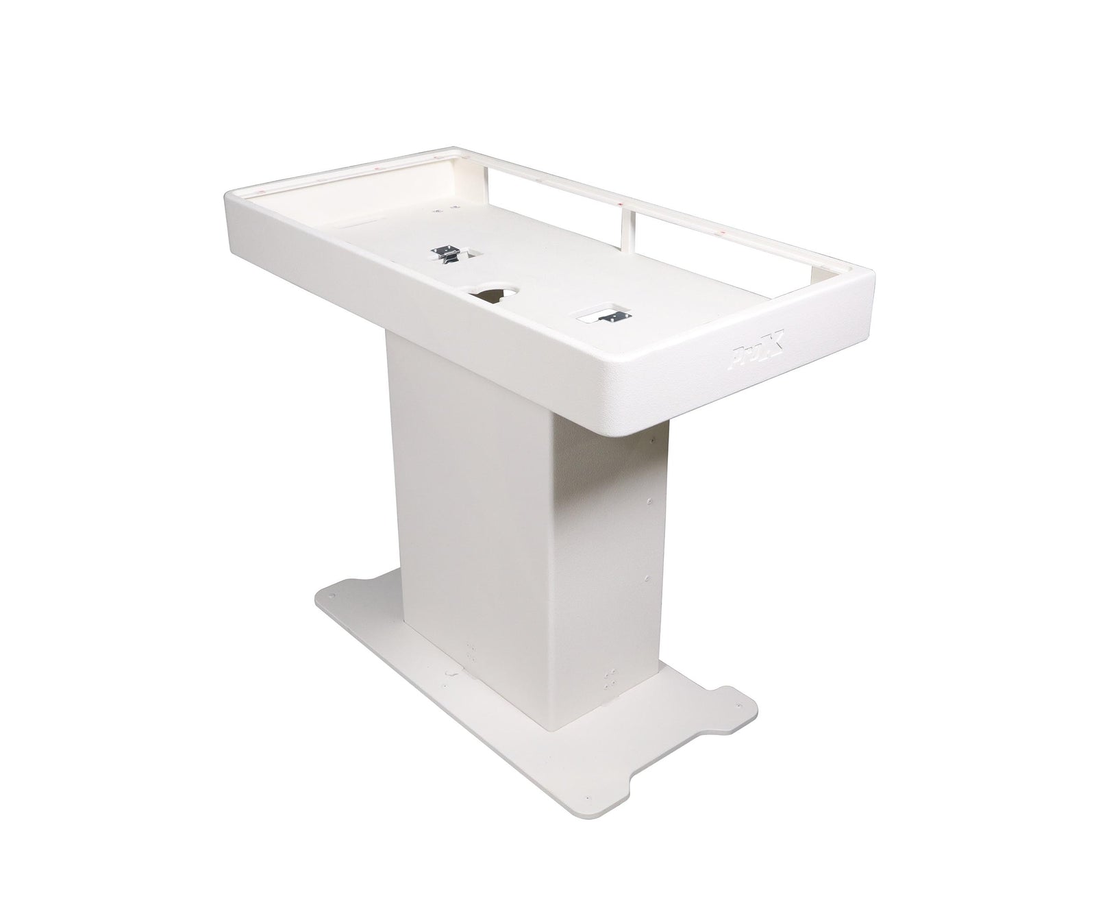 ProX XZF-DJXLCTW DJ Control Tower in White, with 2 Flight Case Fits (2x CDJ3000-A9) and (2x Rane12 -72) by ProX Cases