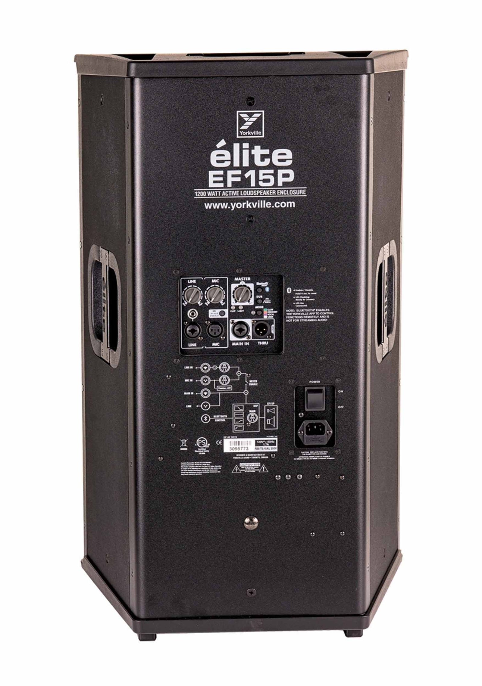 Yorkville Sound EF15P Elite Series 15 Inches Powered Loudspeaker - 1200W by Yorkville