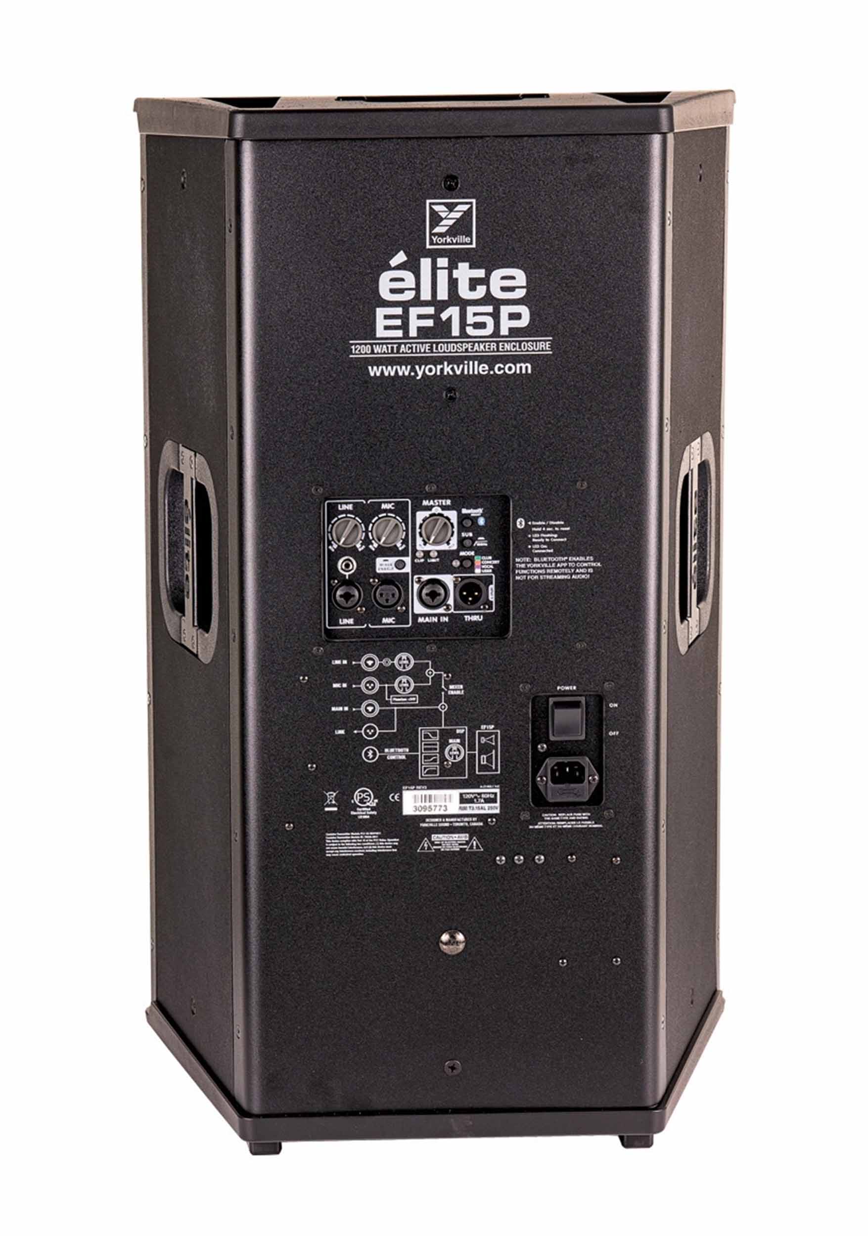 Yorkville Sound EF15P Elite Series 15 Inches Powered Loudspeaker - 1200W by Yorkville
